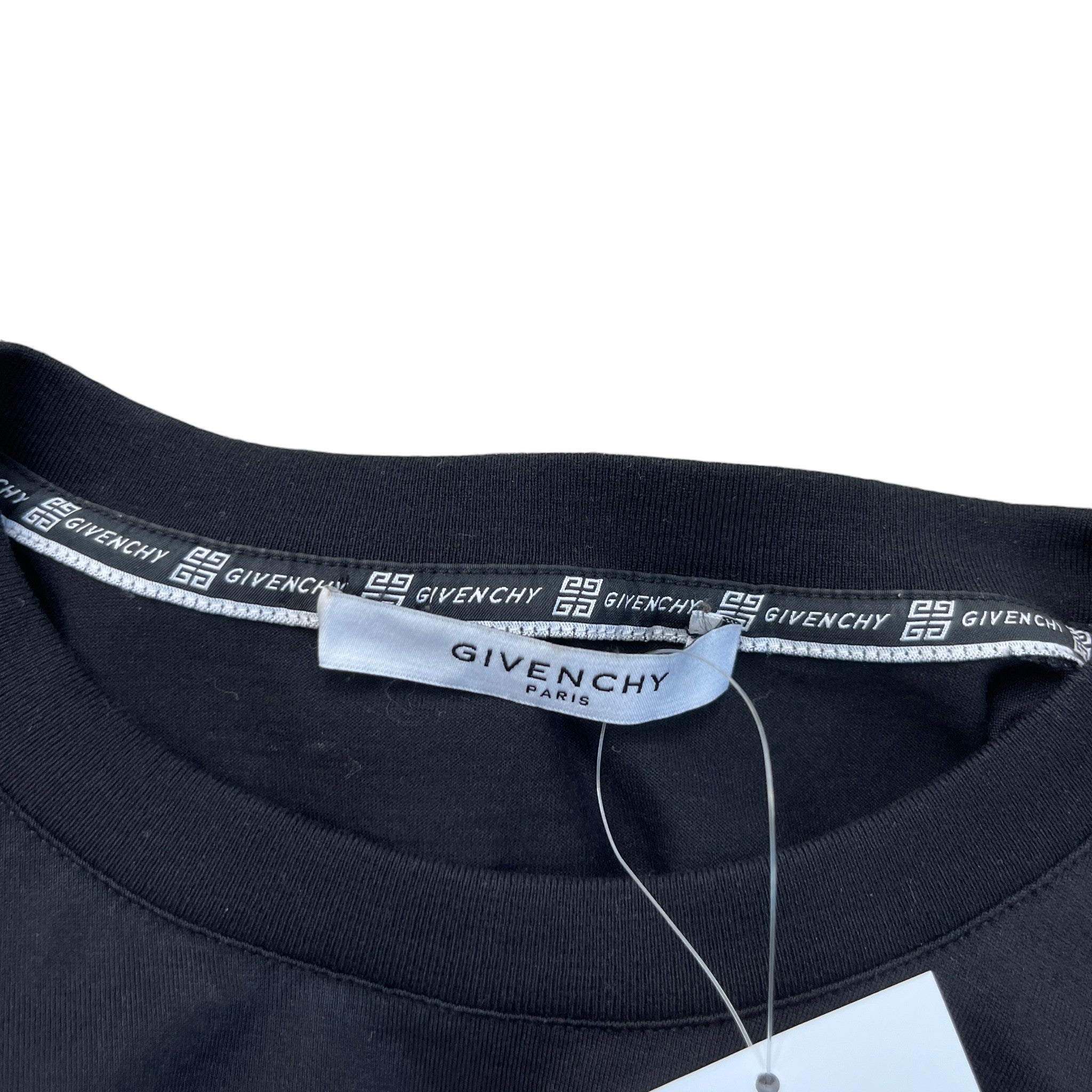 Men's Logo Print T-Shirt Black Size M
