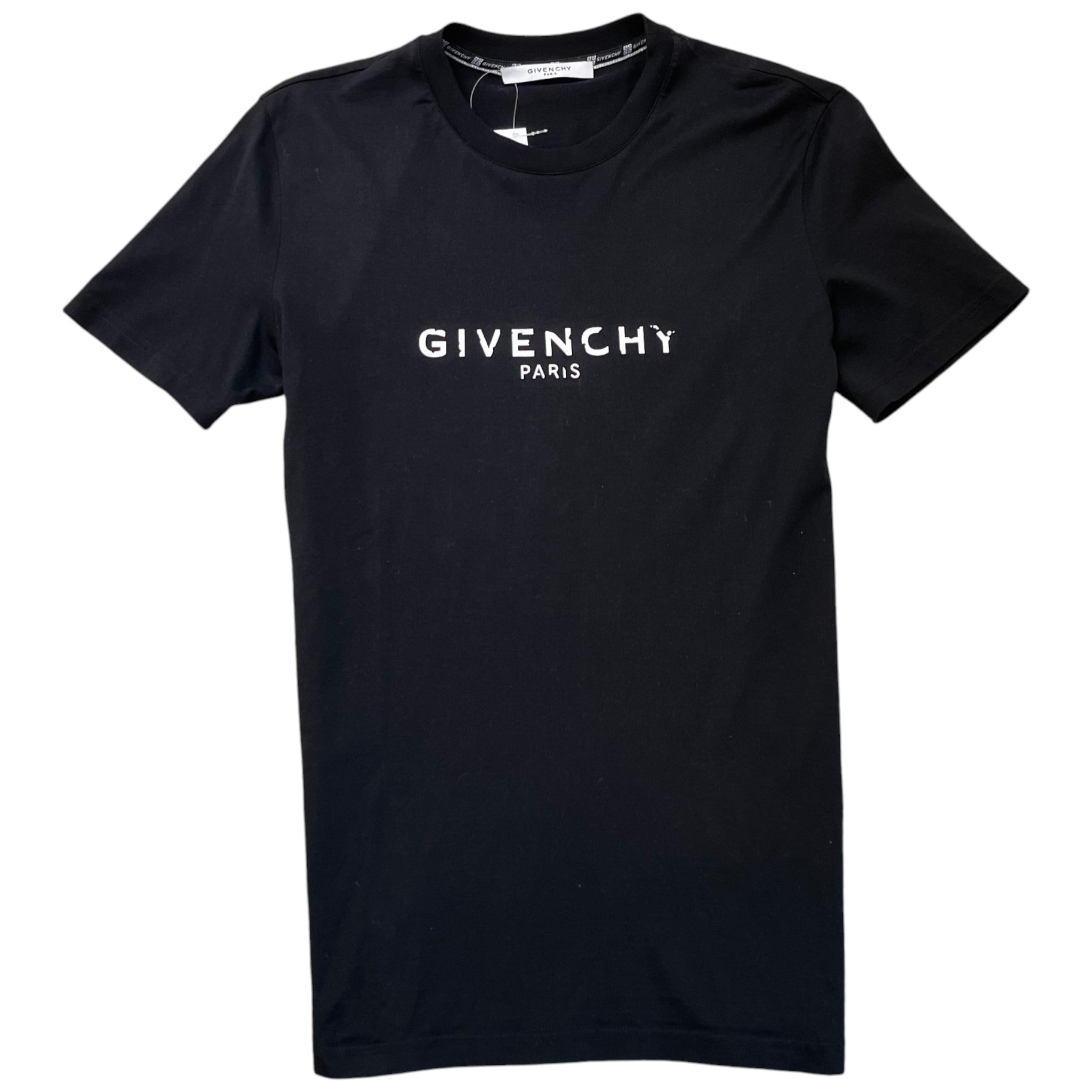 Men's Logo Print T-Shirt Black Size M