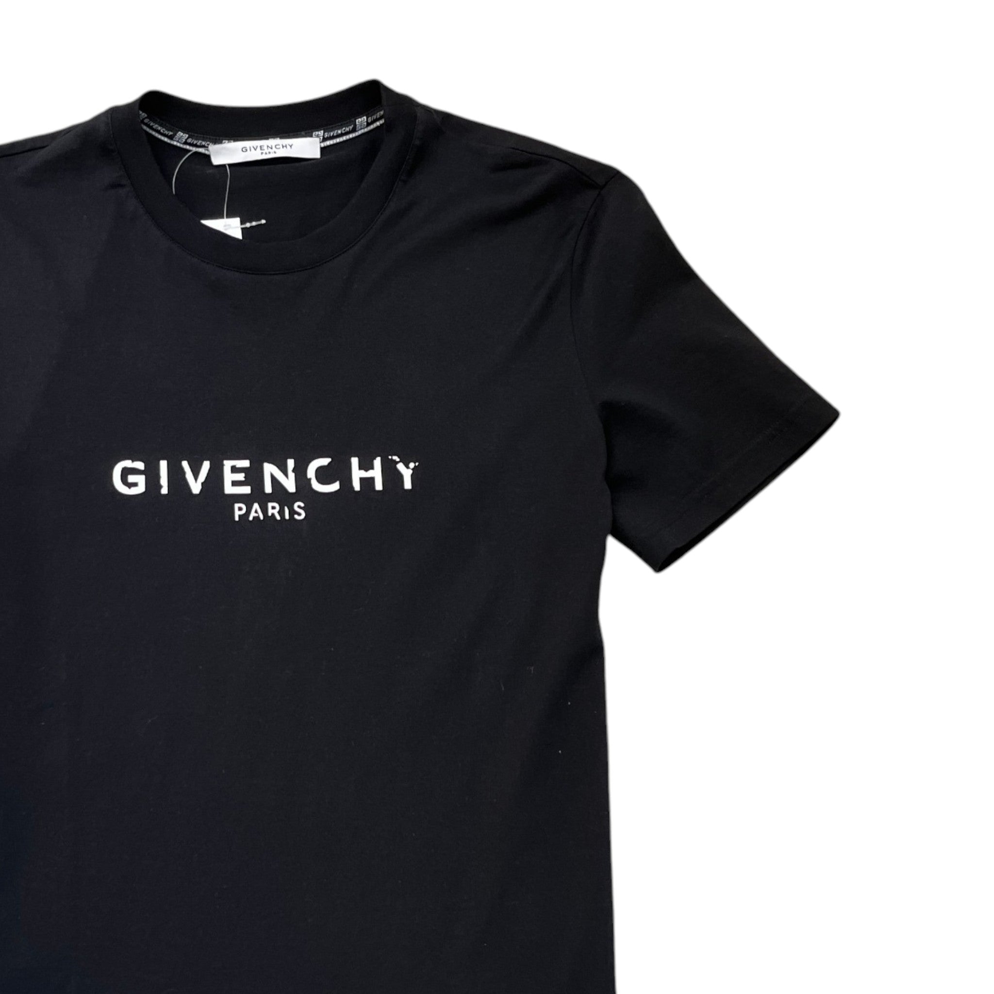 Men's Logo Print T-Shirt Black Size M