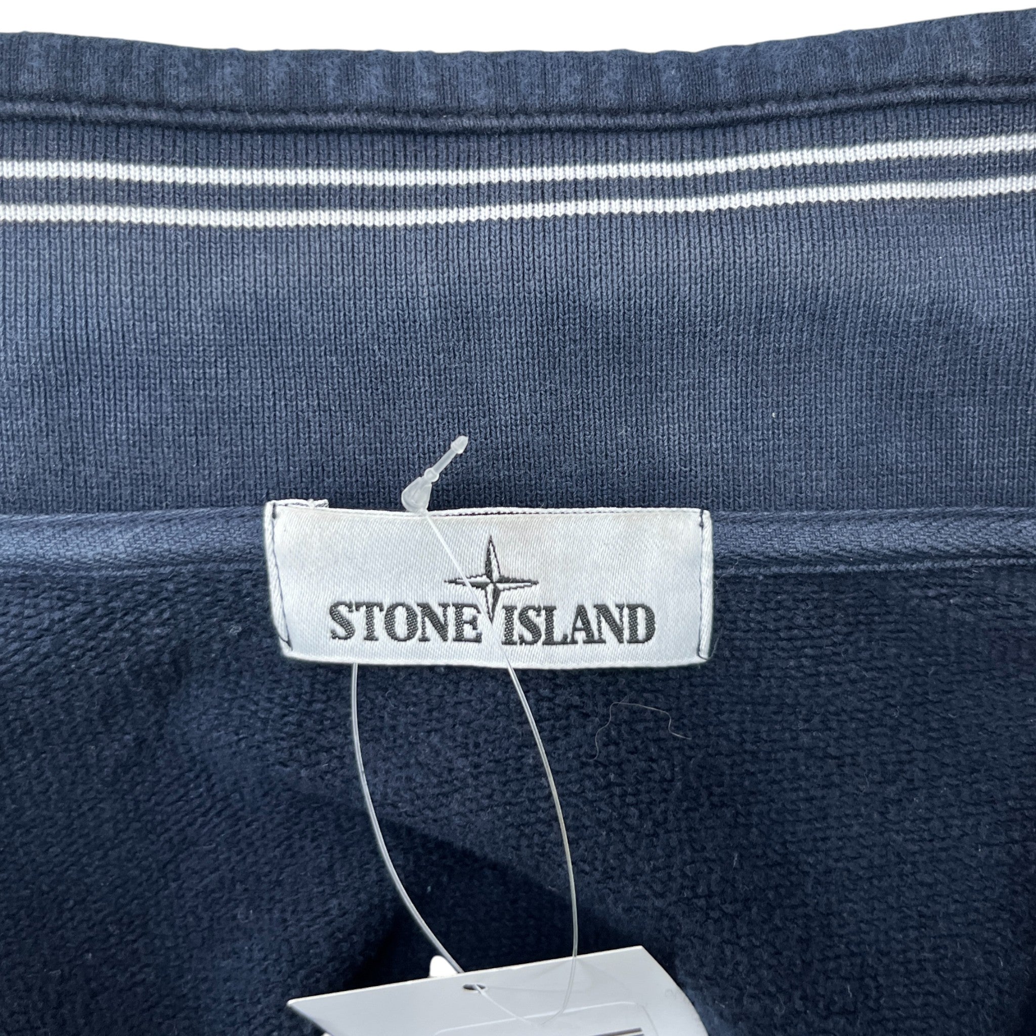 Men's Applique Logo Zip Jumper Navy Size S