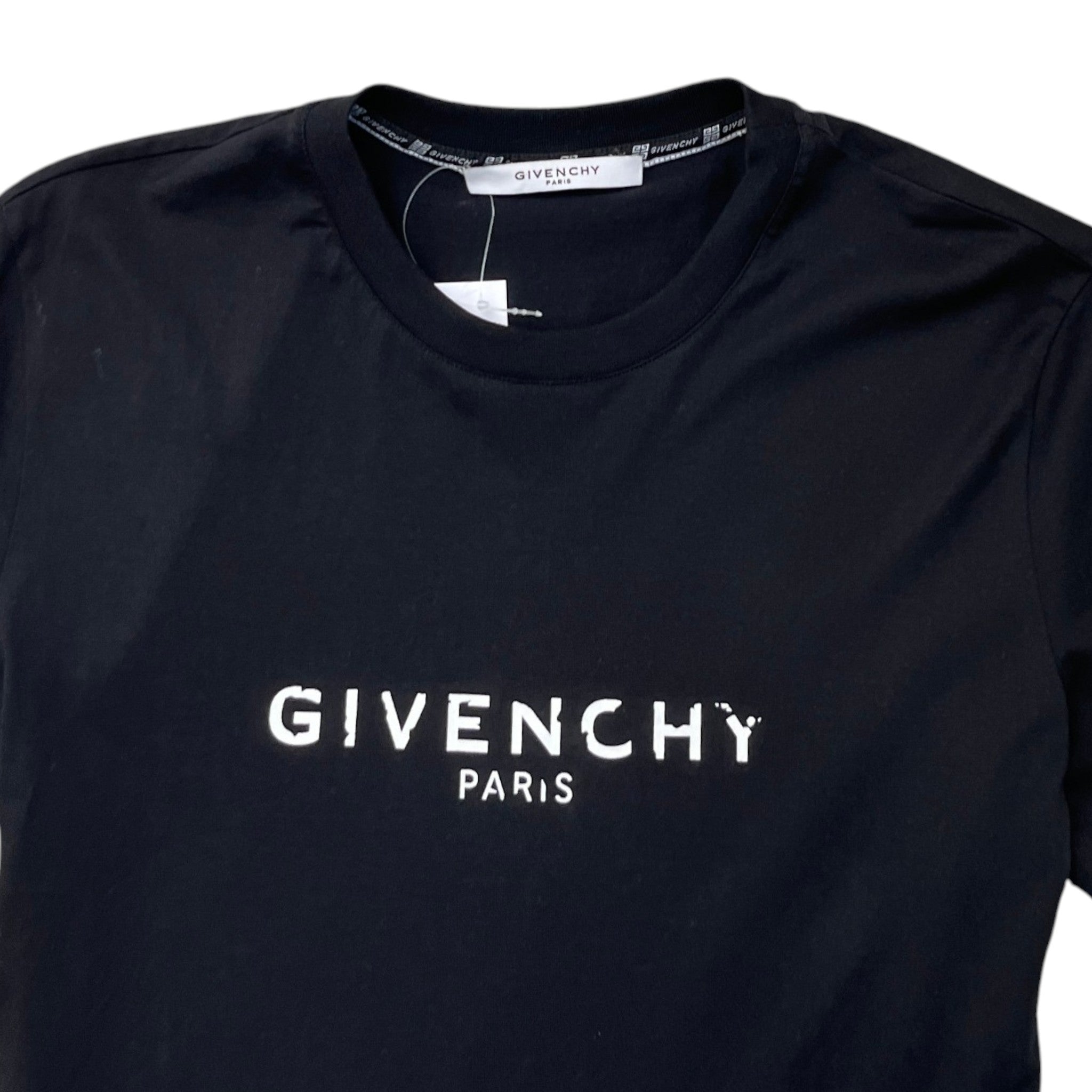 Men's Logo Print T-Shirt Black Size M