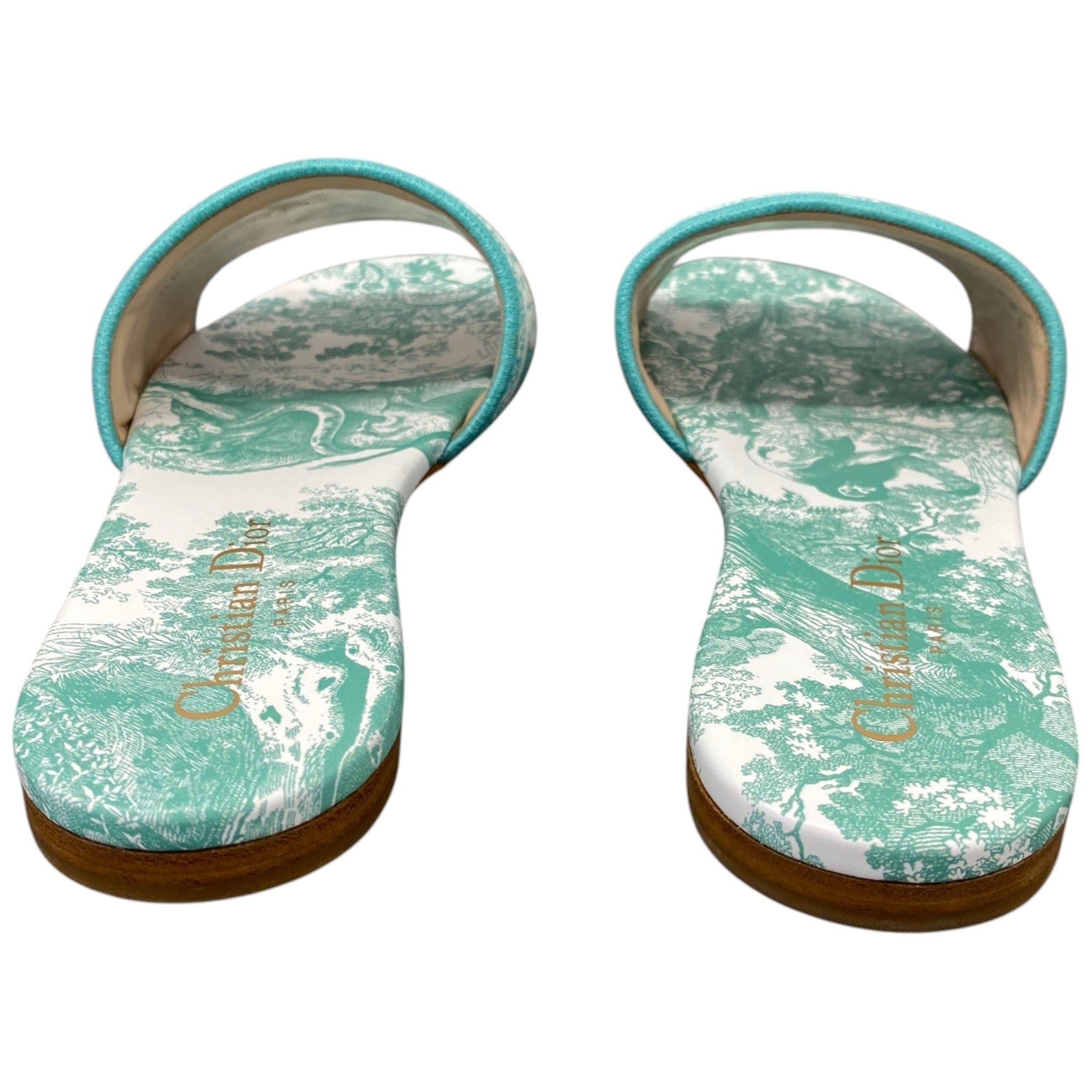 Women's Toile De Jouy Sauvage Dway Slides Blue Size EU 35.5 / UK 2.5