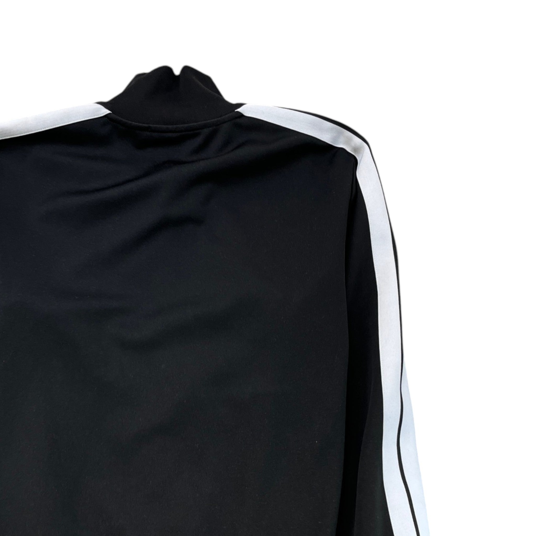 Men's Logo Print Track Jacket Black Size XL