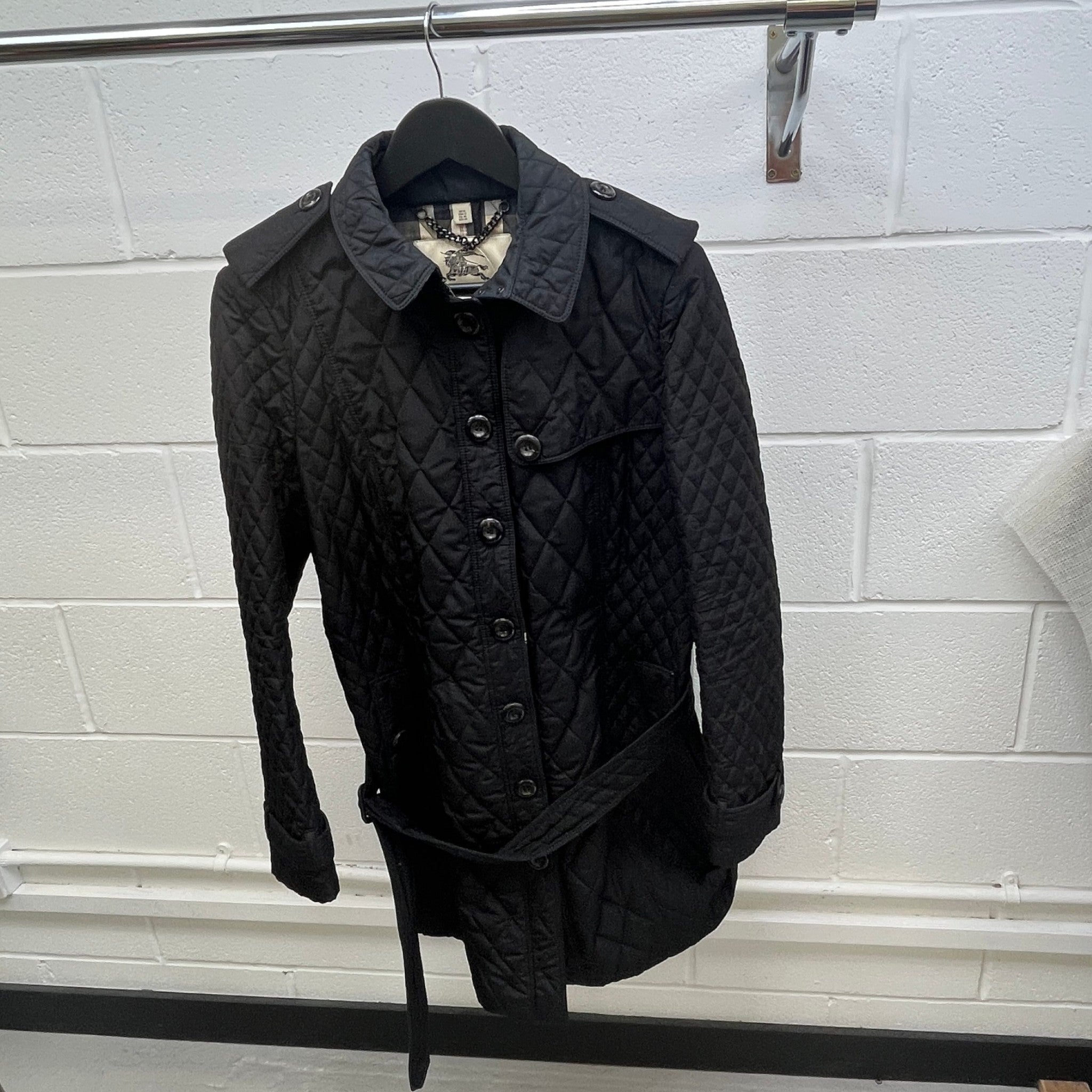 Women's Quilted Jacket Black Size L
