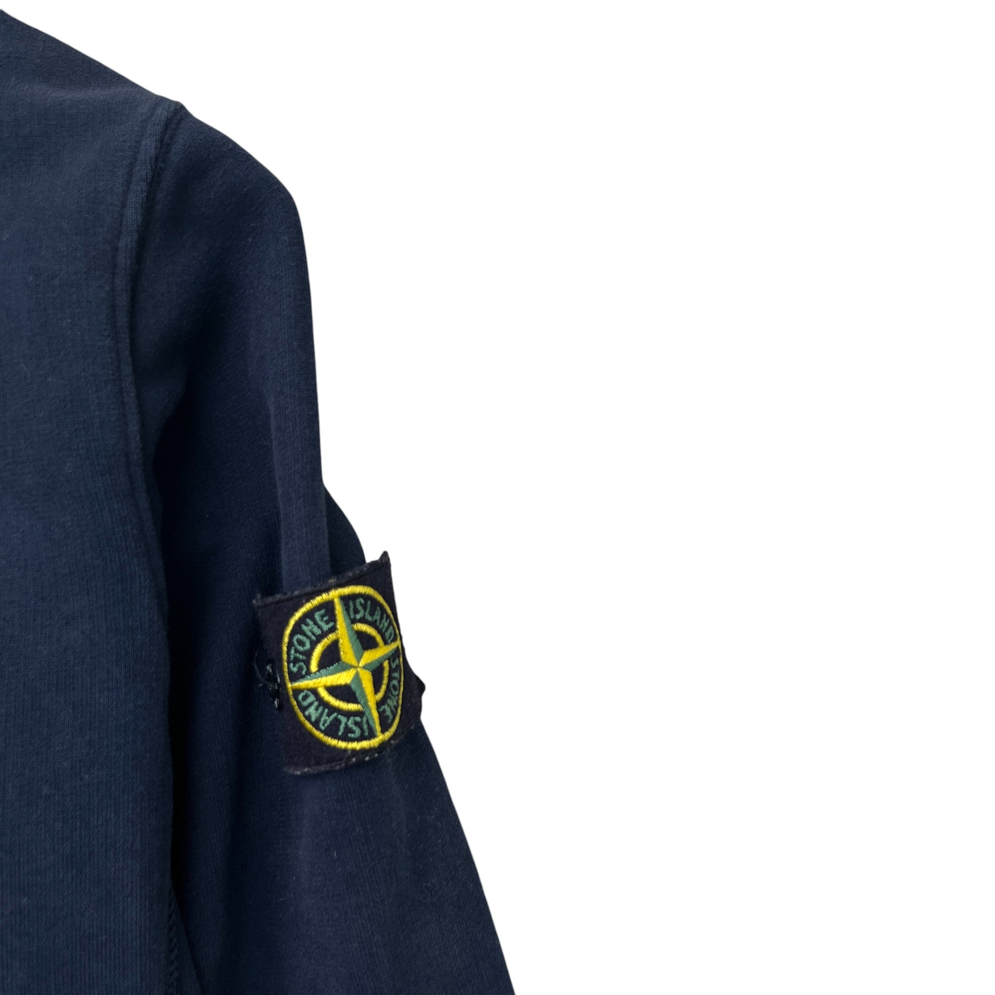 Men's Applique Logo Zip Jumper Navy Size S