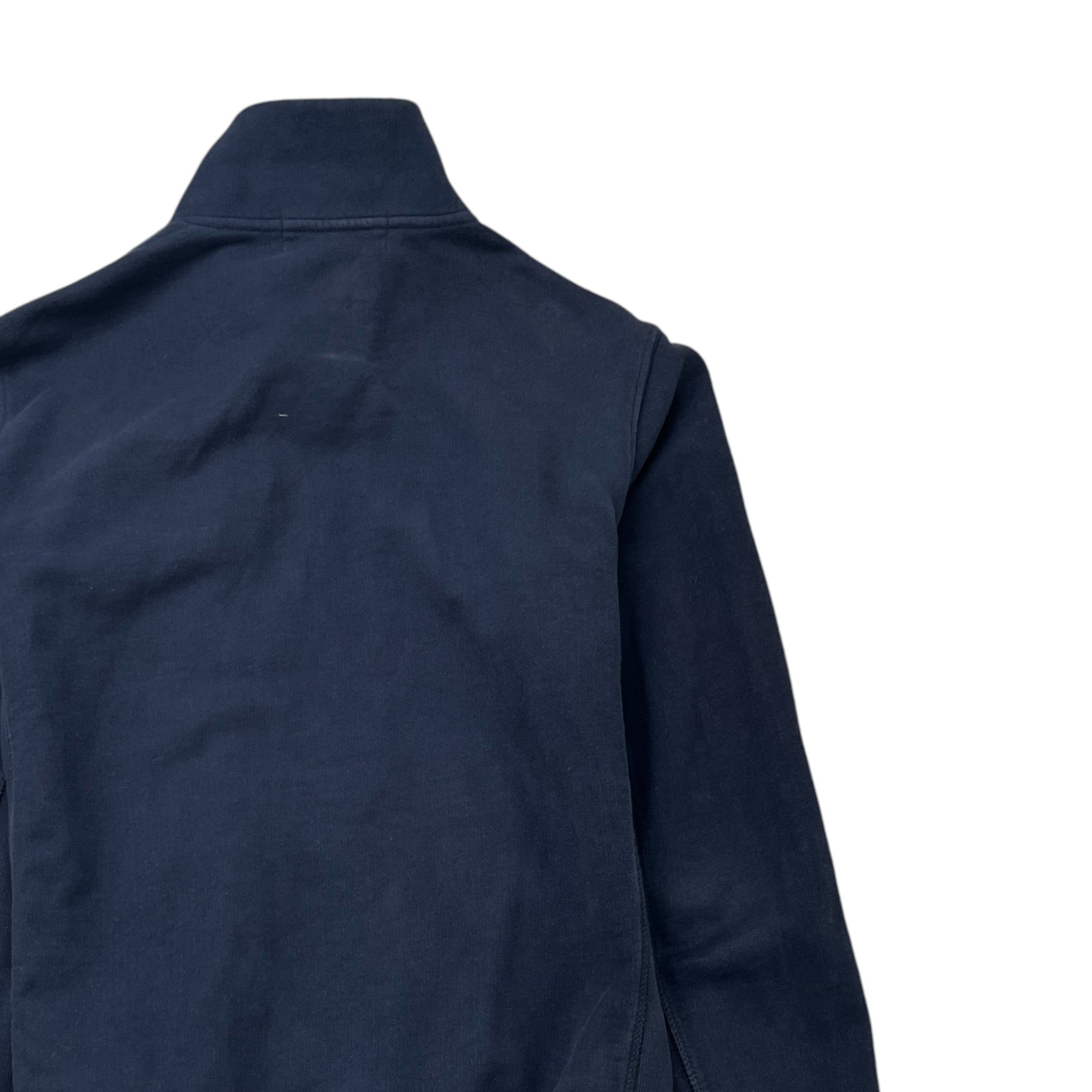 Men's Applique Logo Zip Jumper Navy Size S