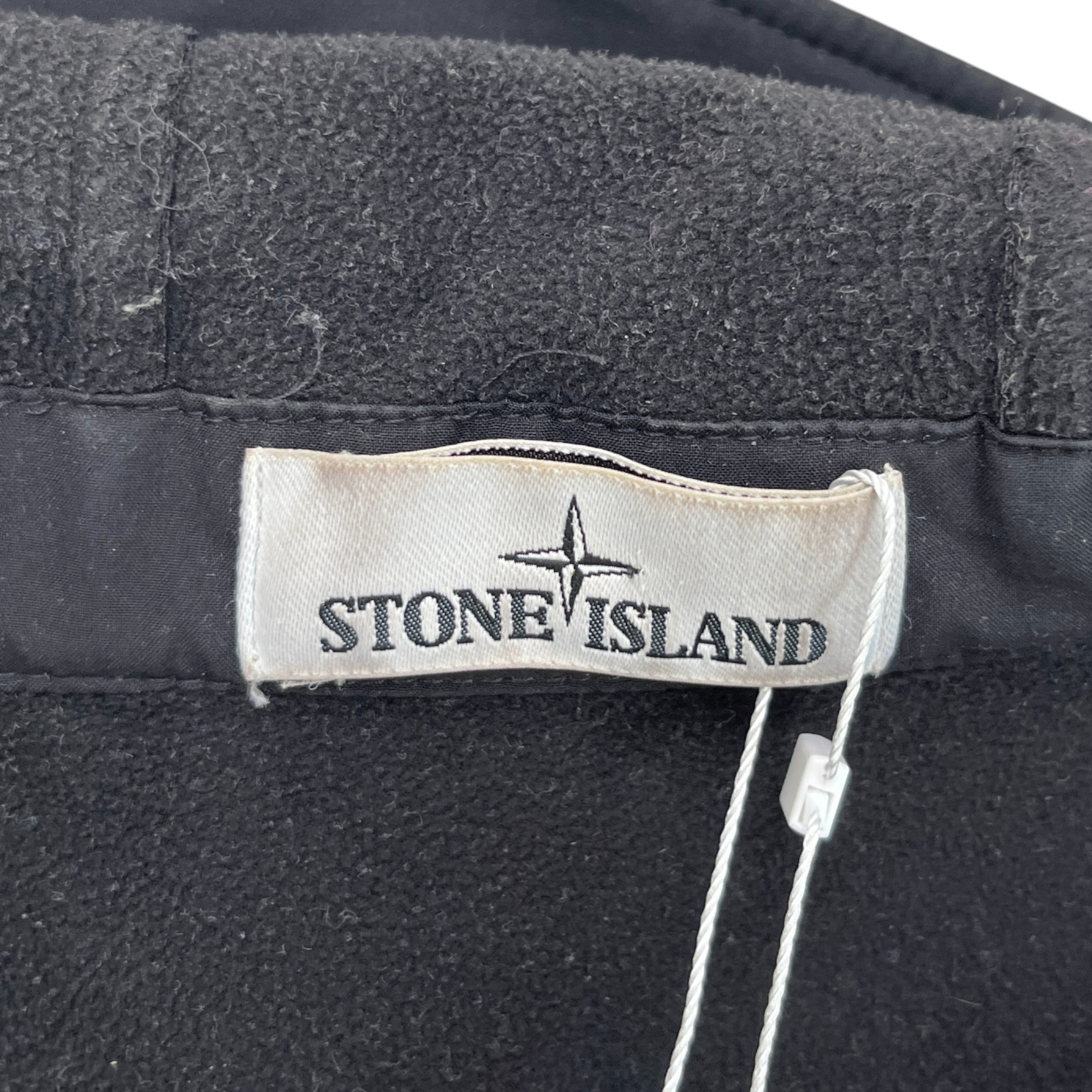 Men's Applique Logo Soft Shell R Jacket Black Size XL