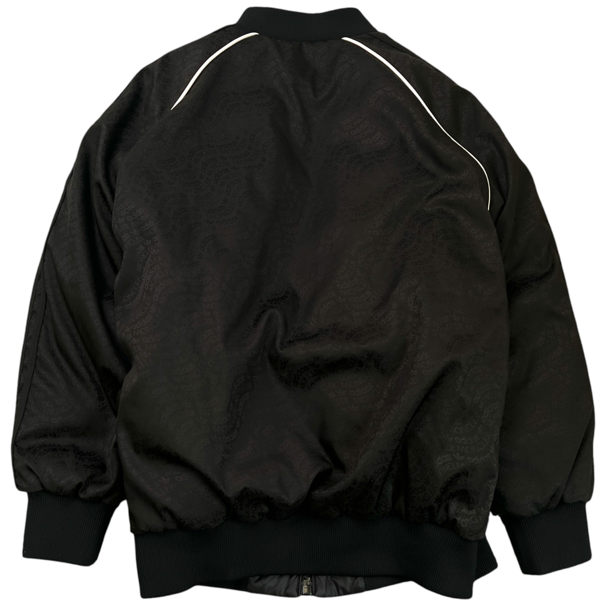 Men's Logo Print Jacket Black Size M