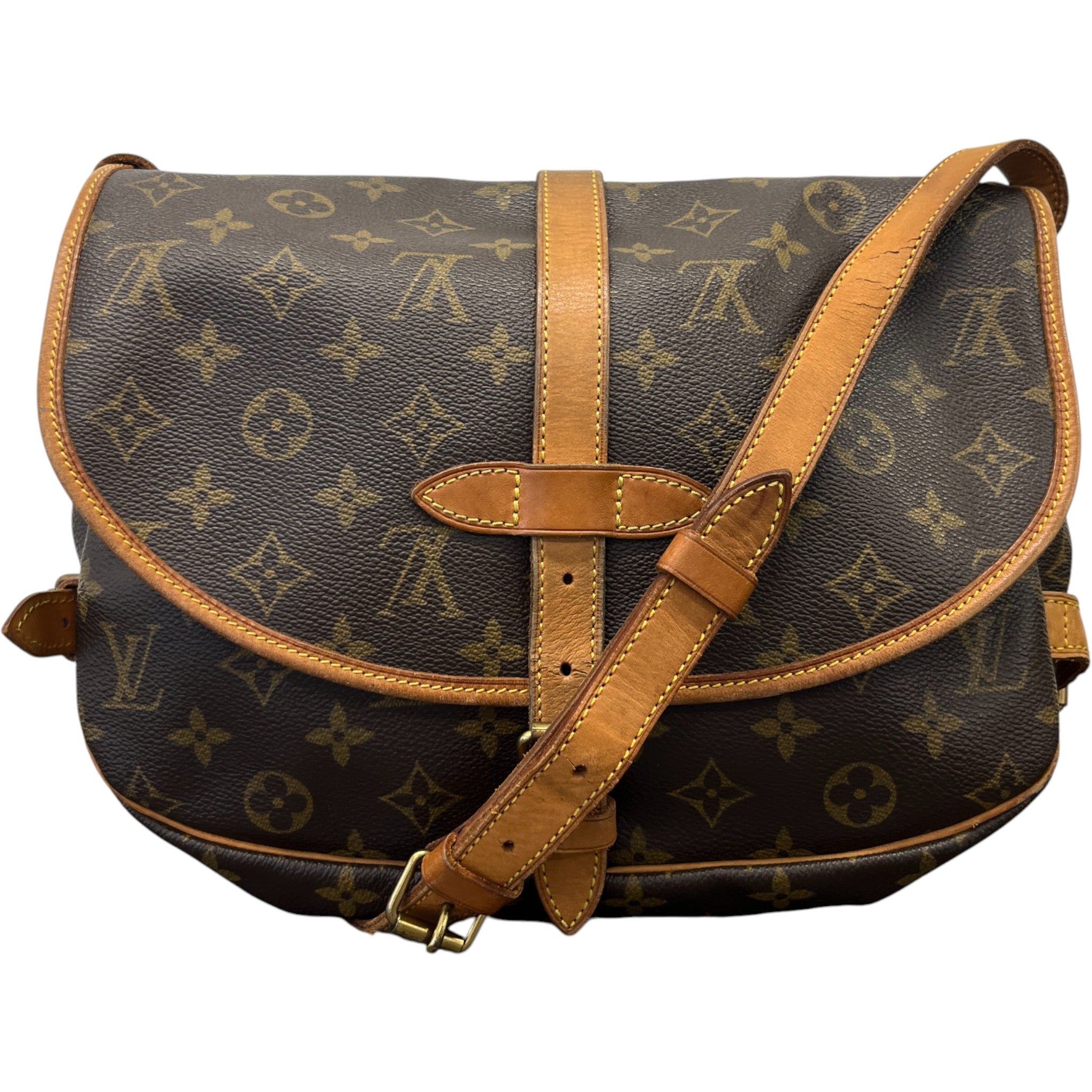 Women's Monogram Saumur Bag Brown