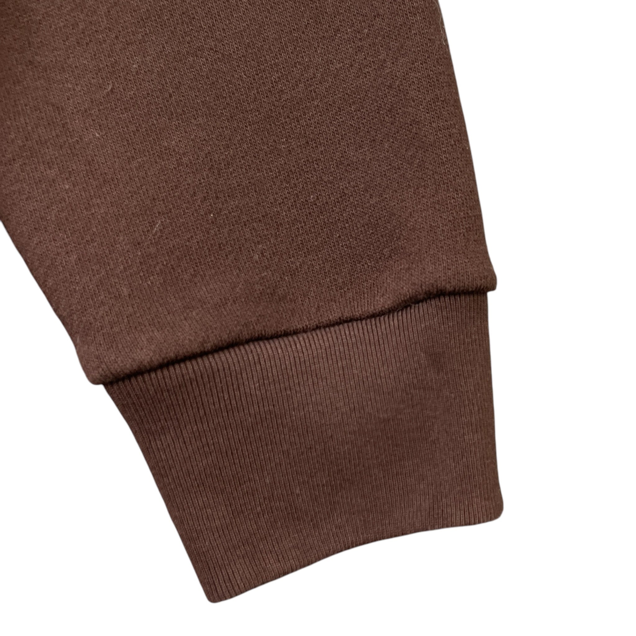 Men's Logo Print Jumper Brown Size M