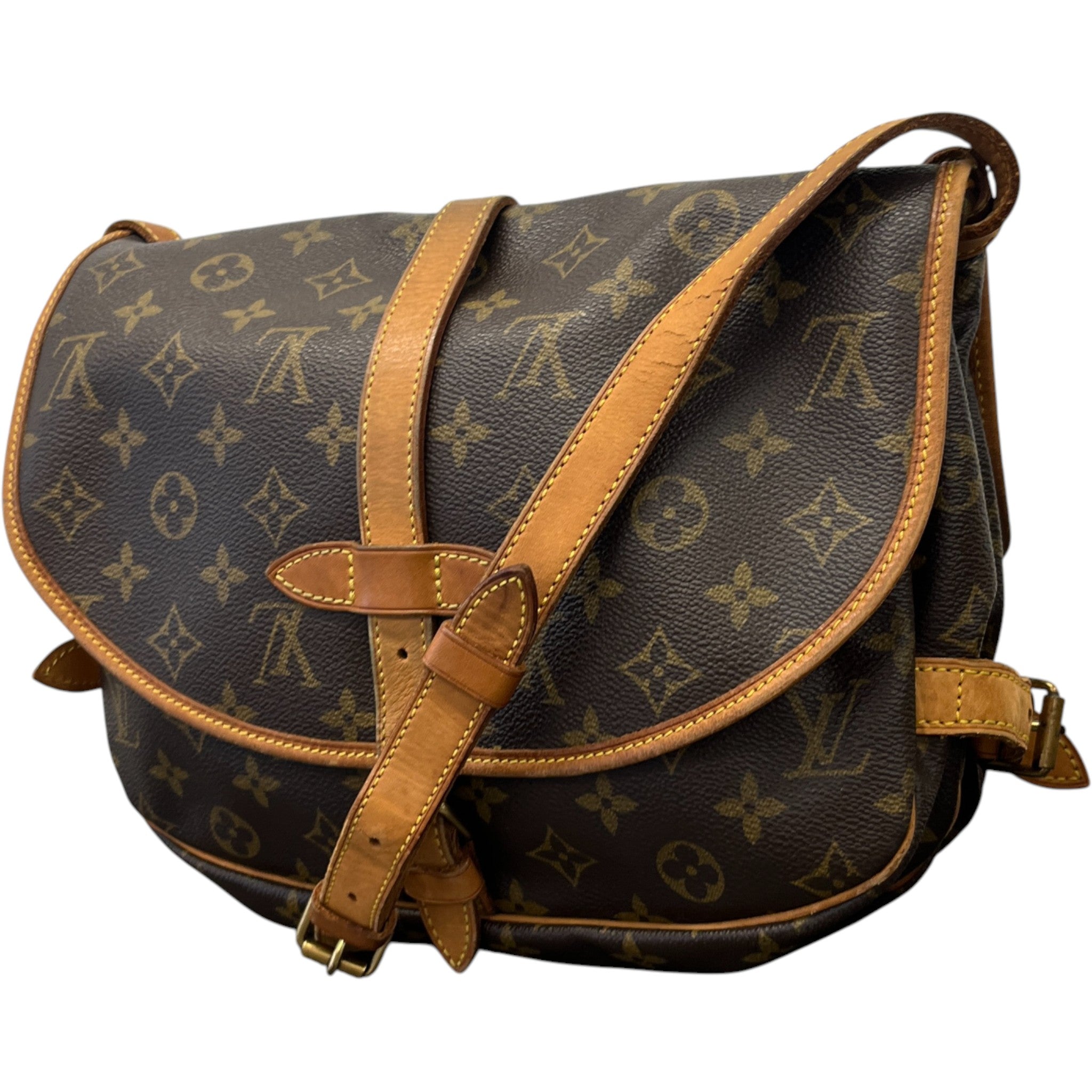 Women's Monogram Saumur Bag Brown