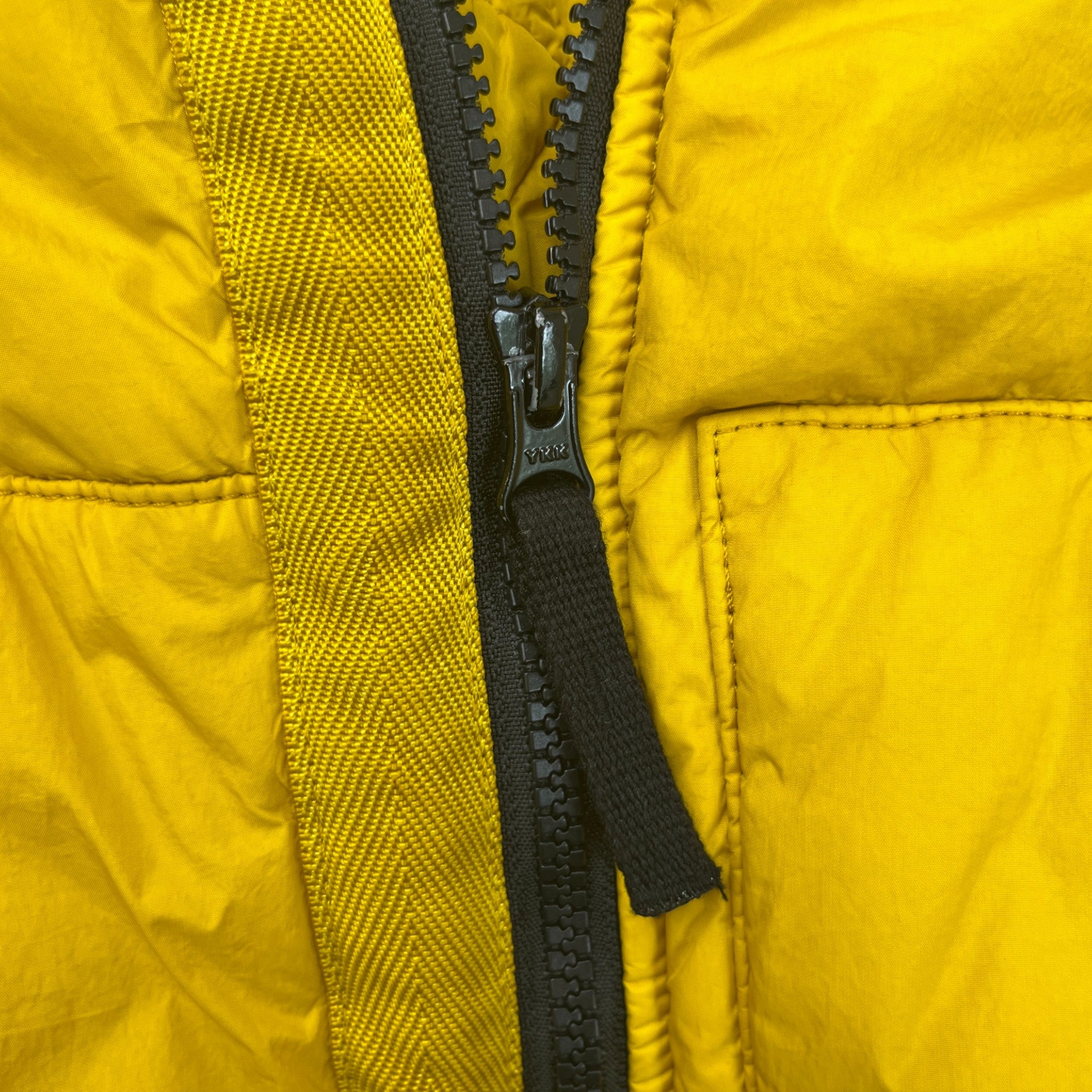 Men's Crinkle Reps Ny Gilet Yellow Size M