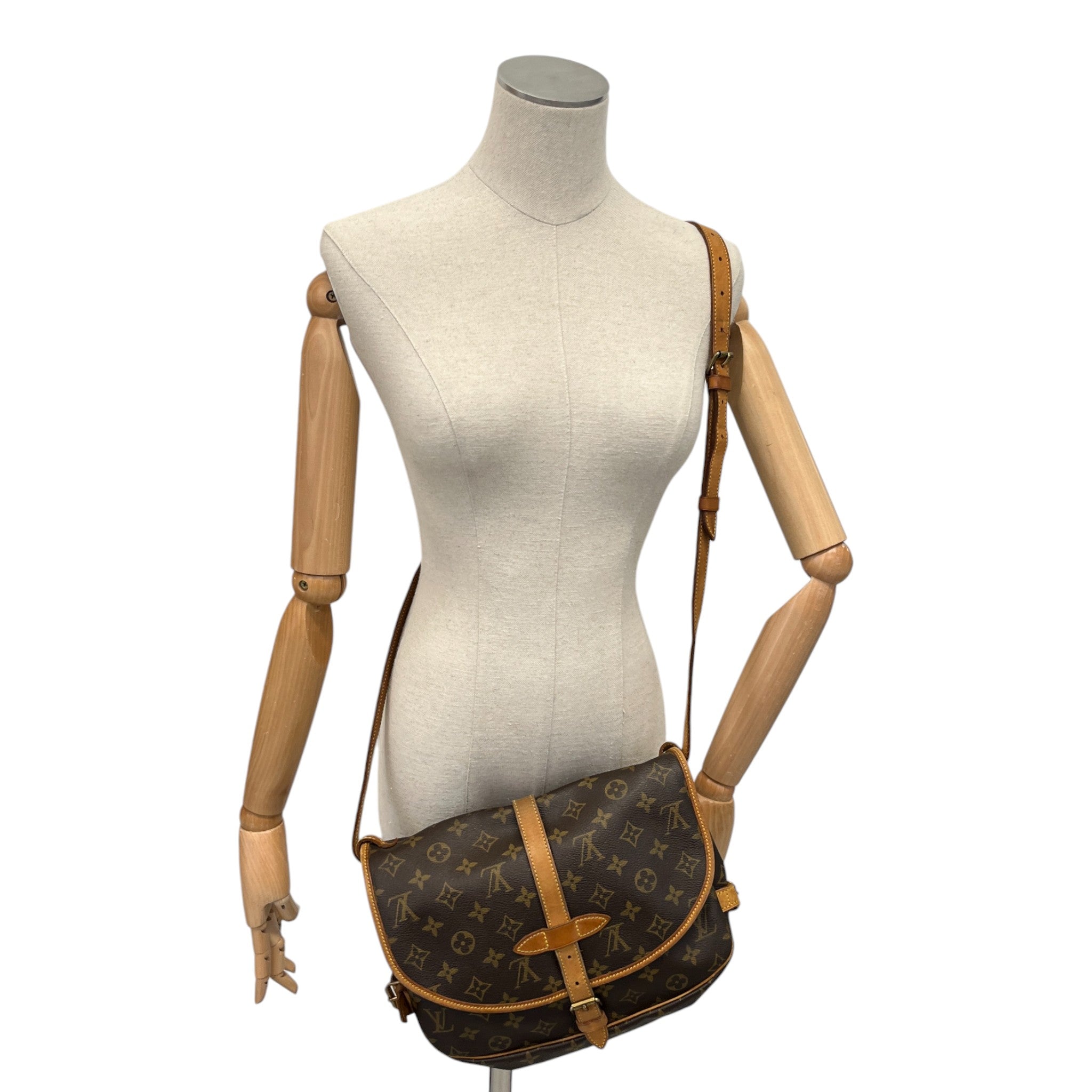 Women's Monogram Saumur Bag Brown