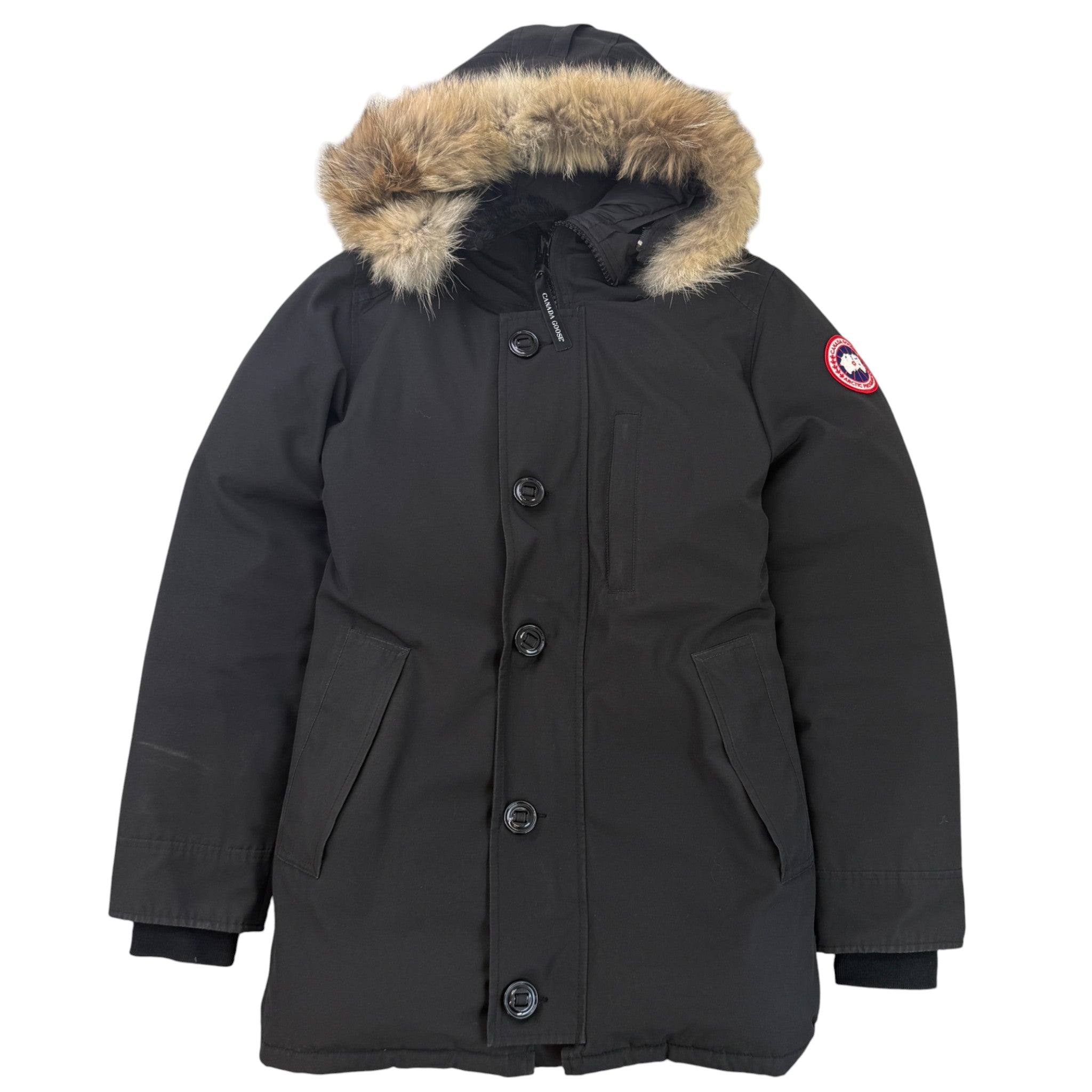 Men's Jasper Parka Down Jacket Black Size S