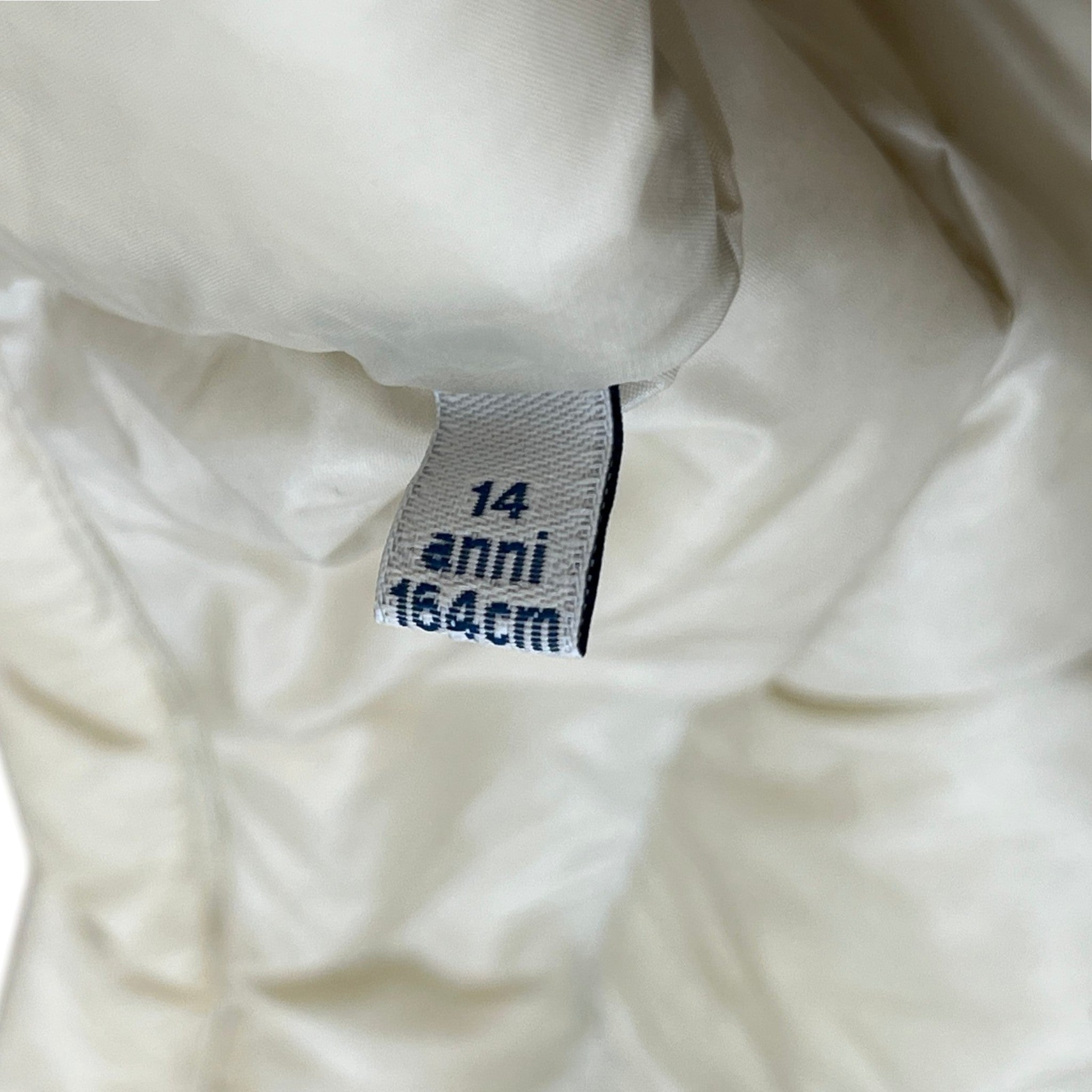 Women's Ambrine Junior Jacket Cream Size Age 14