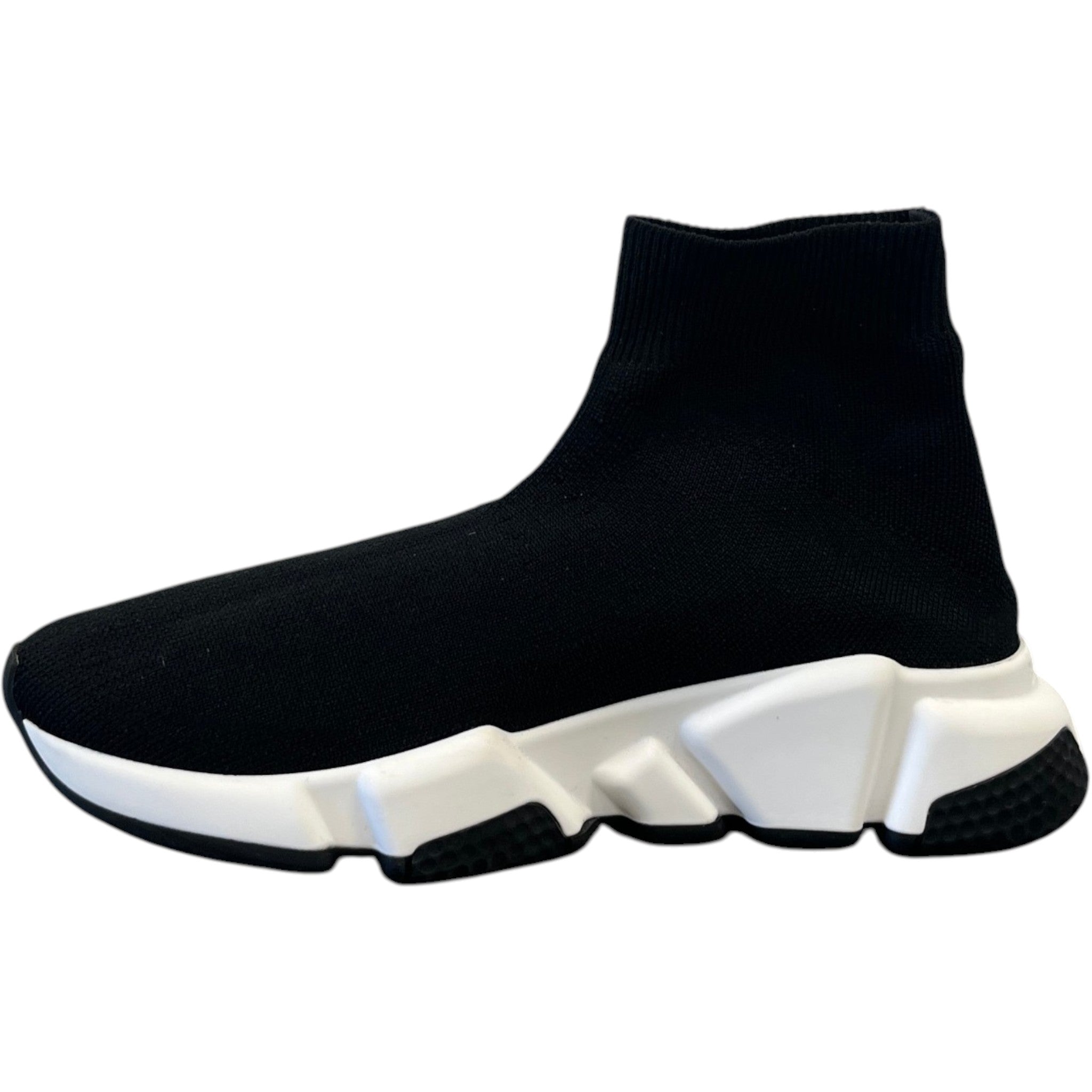 Women's Speed Sock High Trainers Black Size EU 35 / UK 2