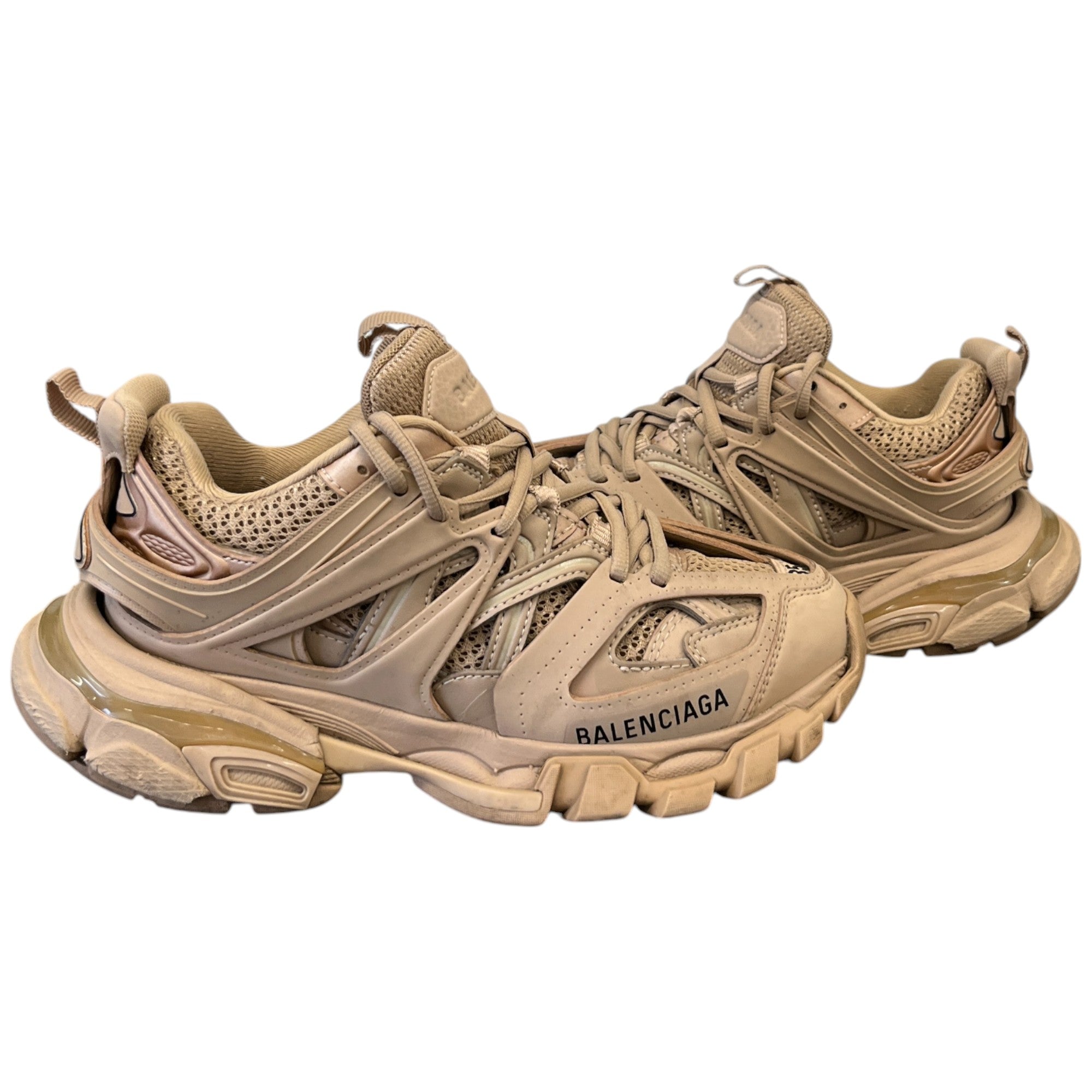 Women's Tracks Low Trainers Beige Size EU 35 / UK 2