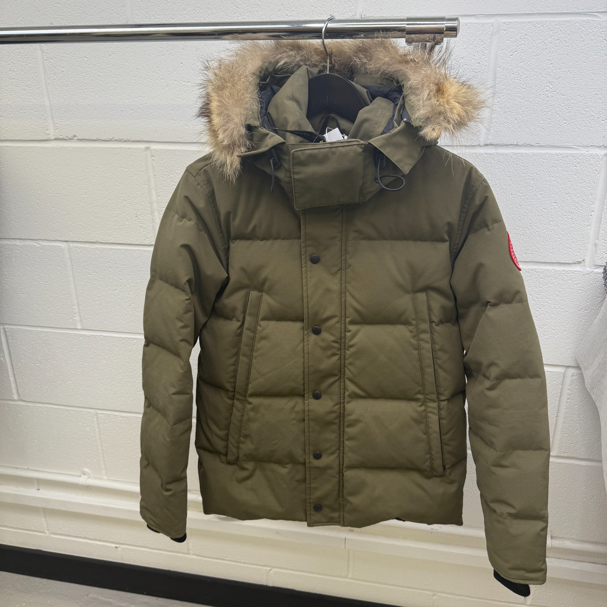 Men's Wyndham Down Jacket Khaki Size S