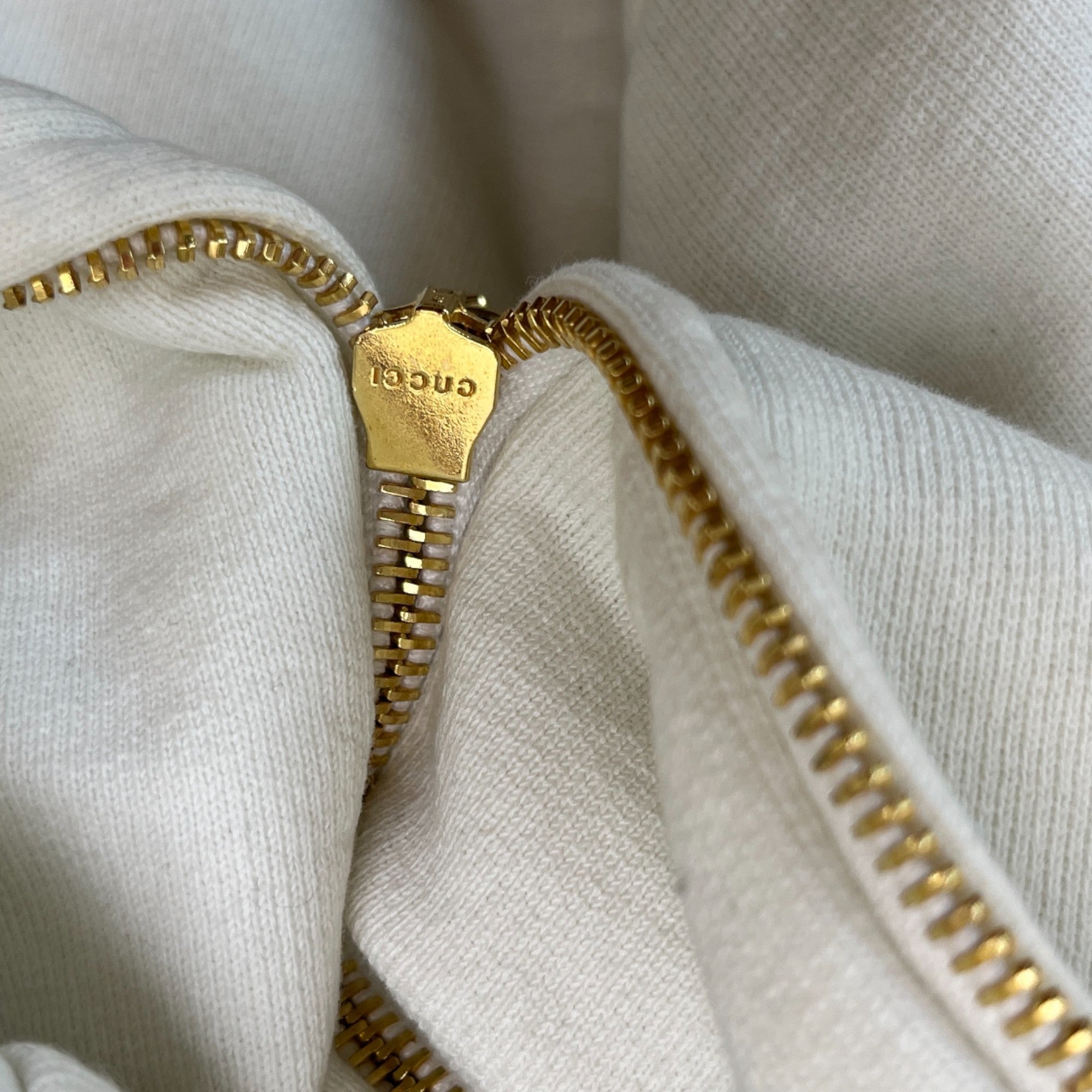 Men's Web Stripe Embroidered Logo Jacket White Size S