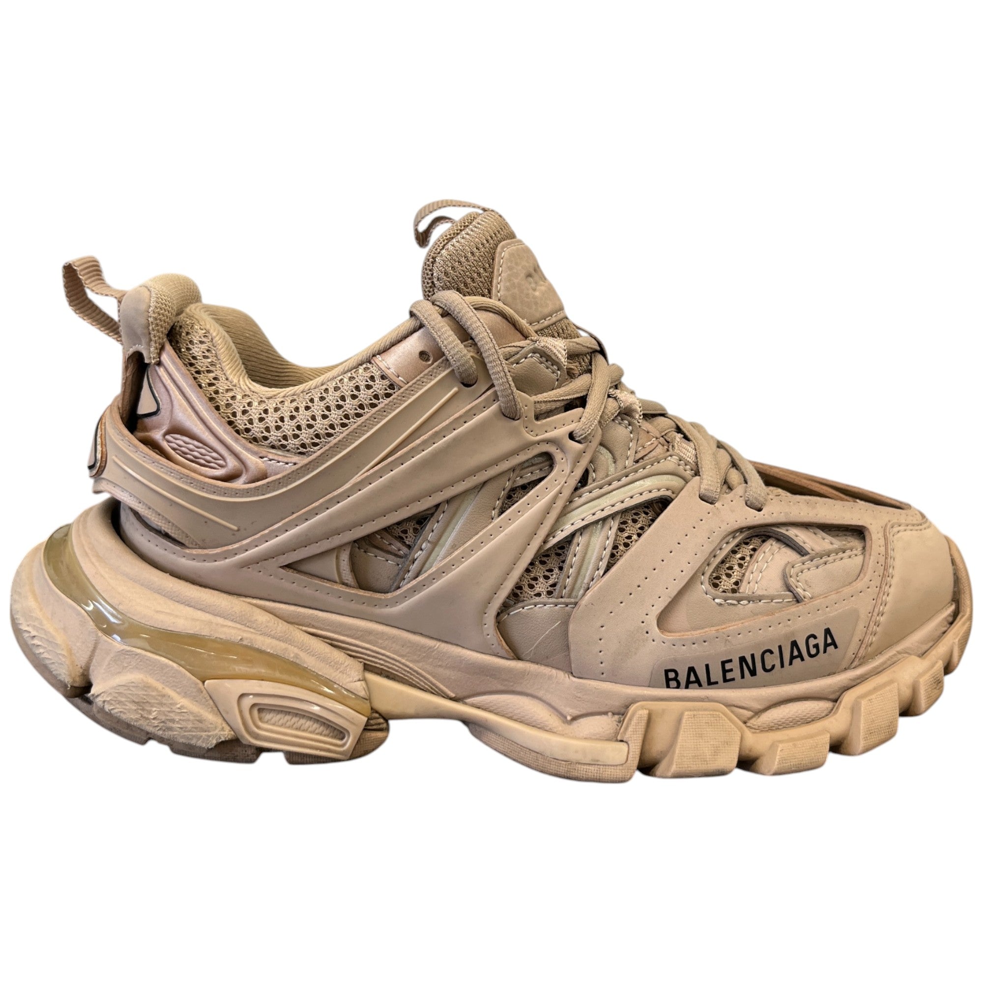 Women's Tracks Low Trainers Beige Size EU 35 / UK 2