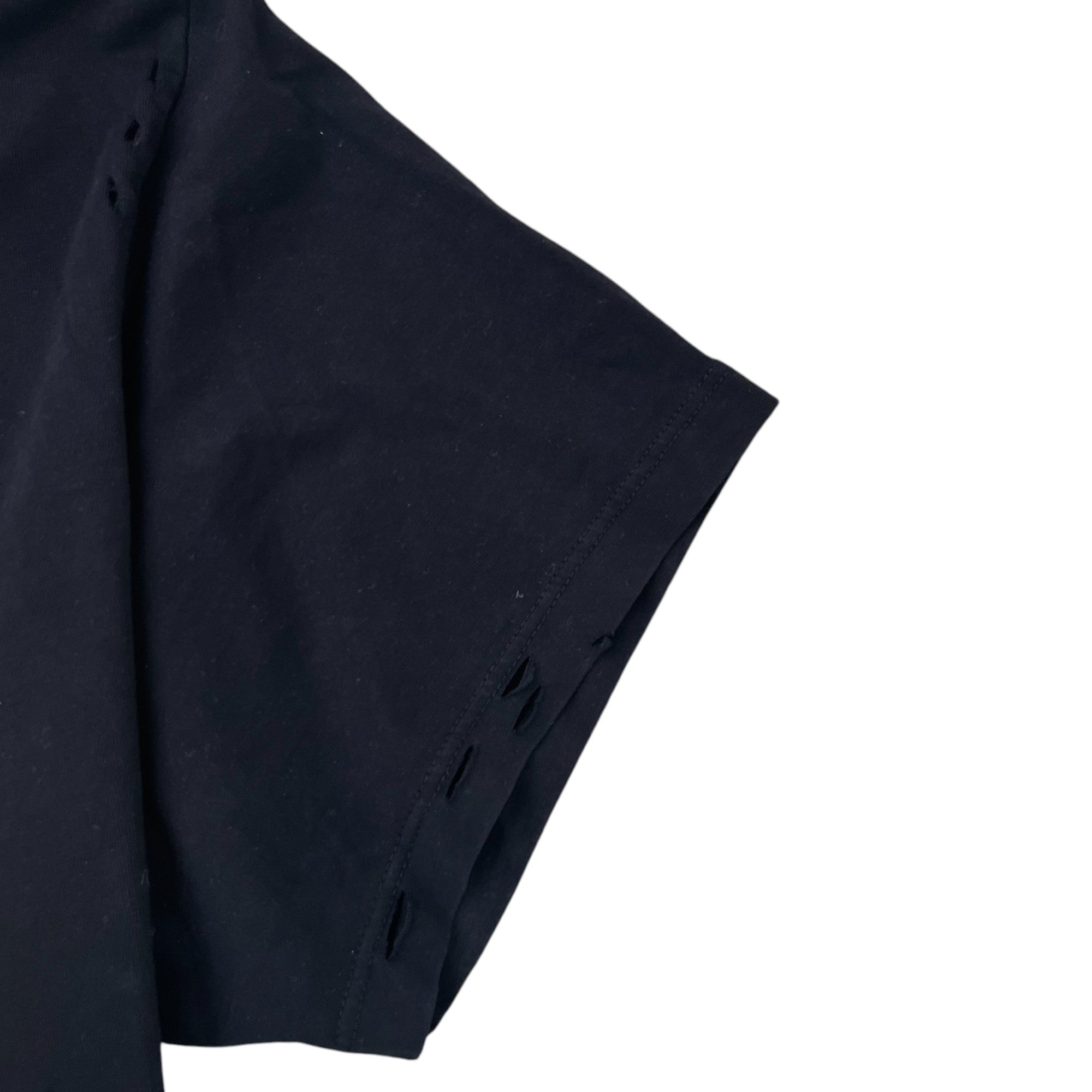 Men's Logo Print T-Shirt Black Size XS