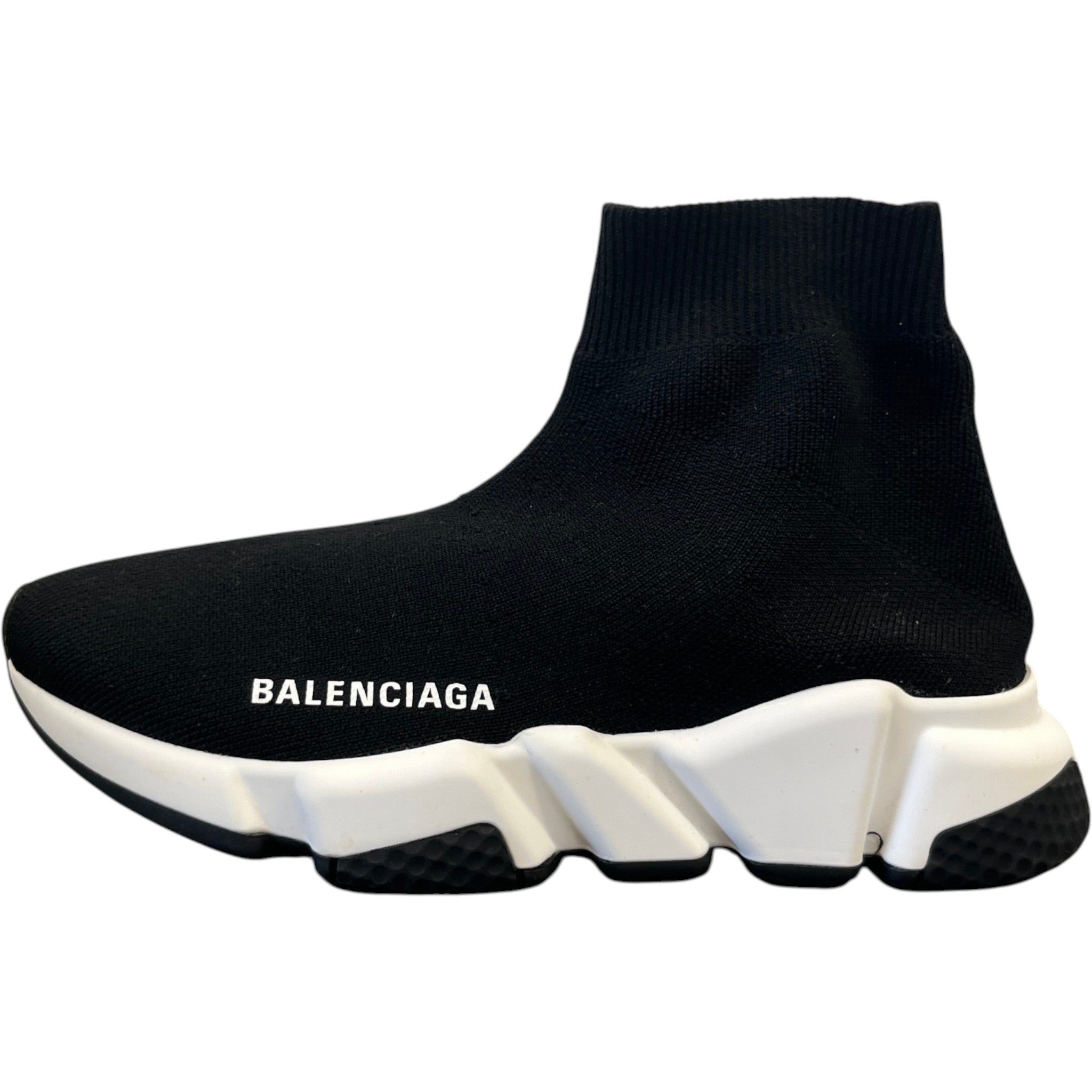 Women's Speed Sock High Trainers Black Size EU 35 / UK 2