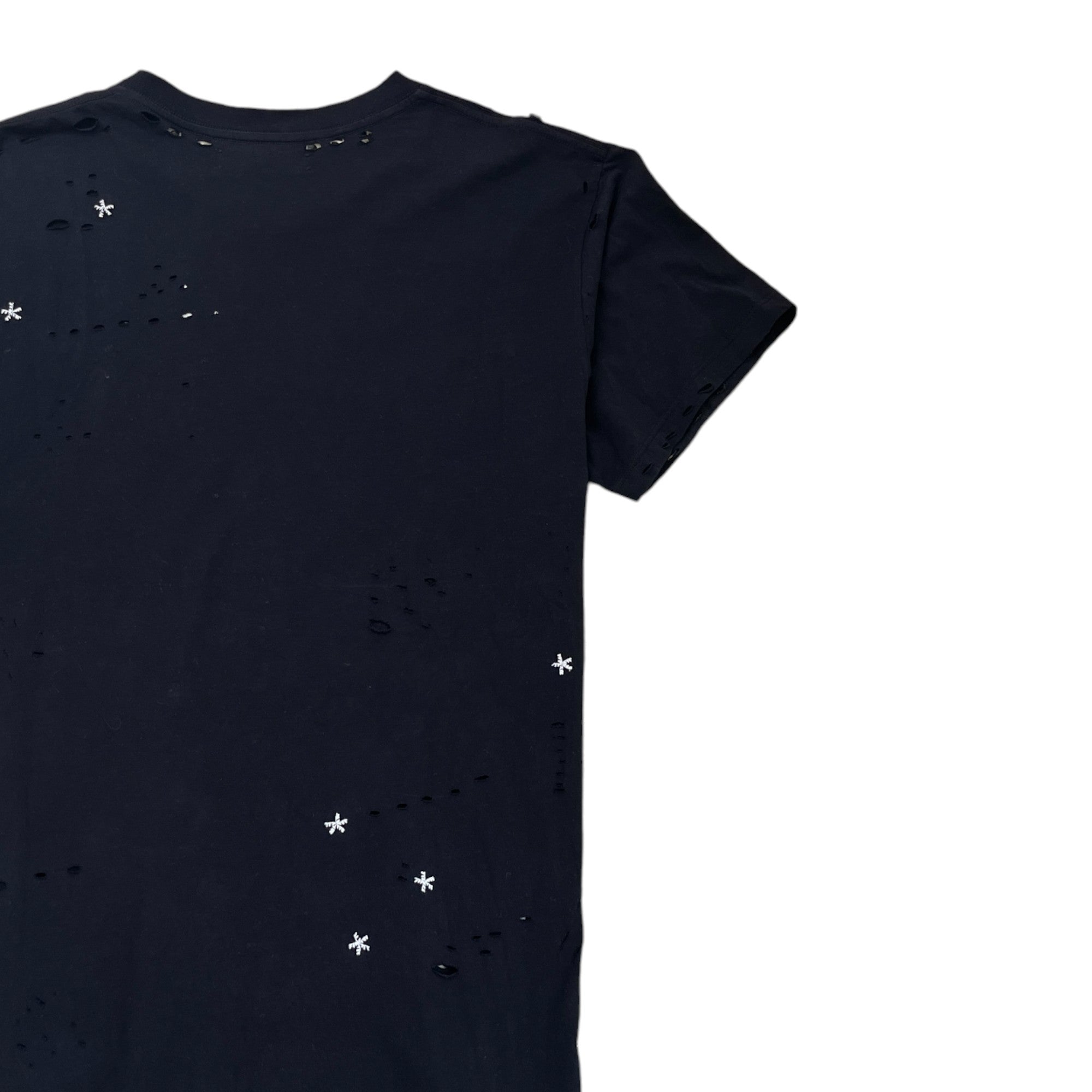 Men's Logo Print T-Shirt Black Size XS