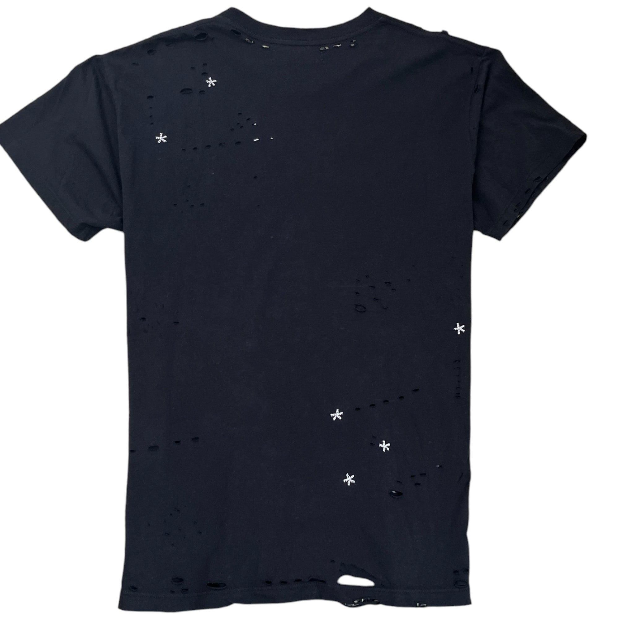 Men's Logo Print T-Shirt Black Size XS