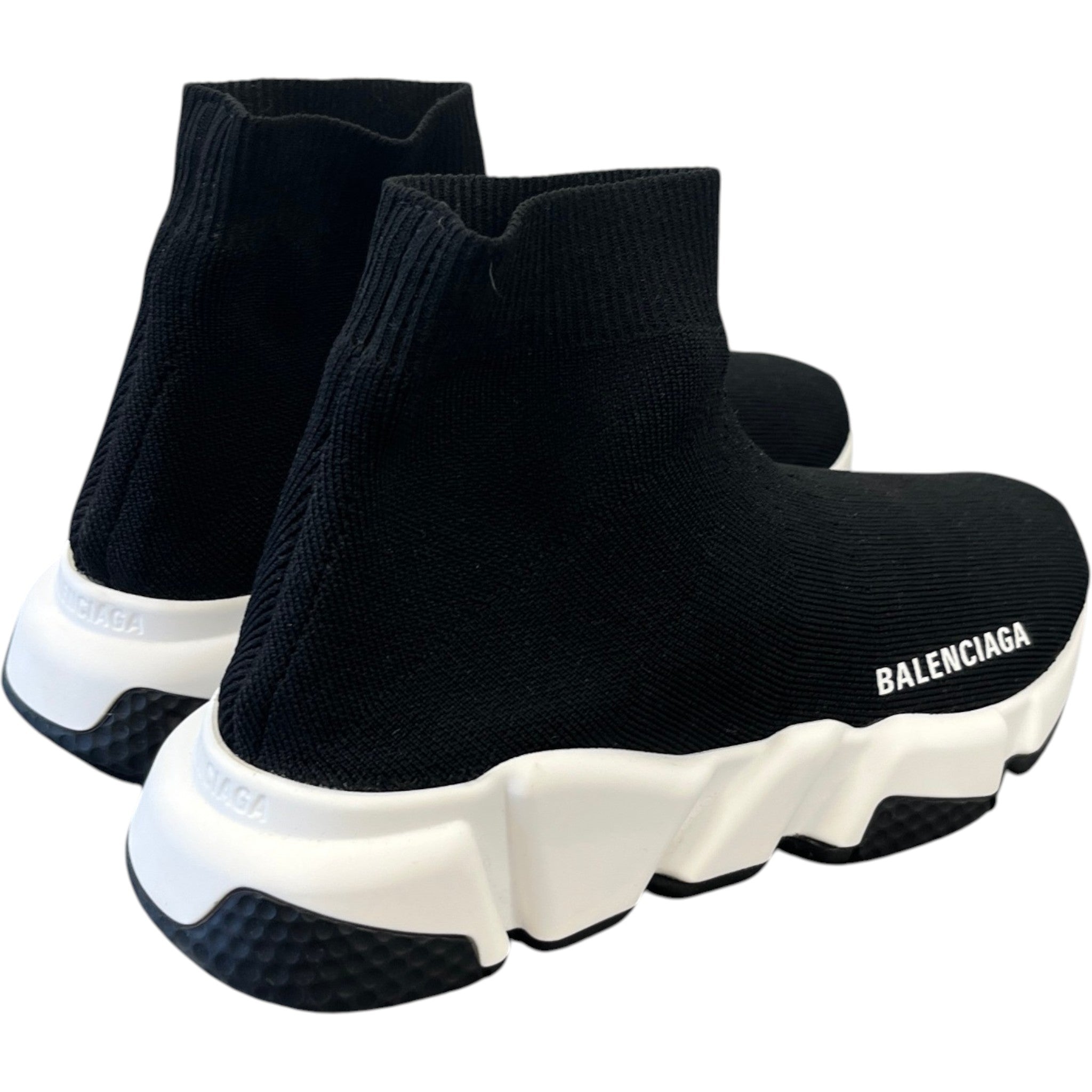 Women's Speed Sock High Trainers Black Size EU 35 / UK 2