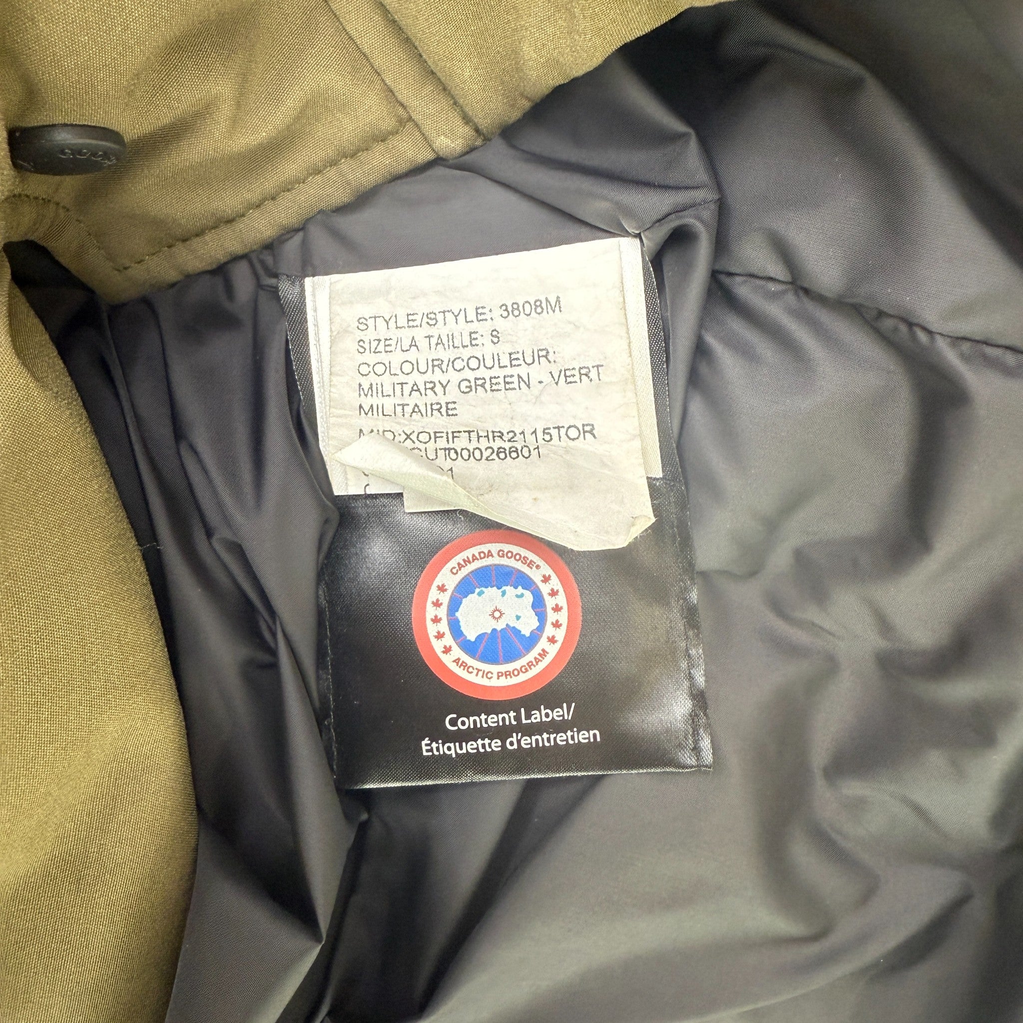 Men's Wyndham Down Jacket Khaki Size S
