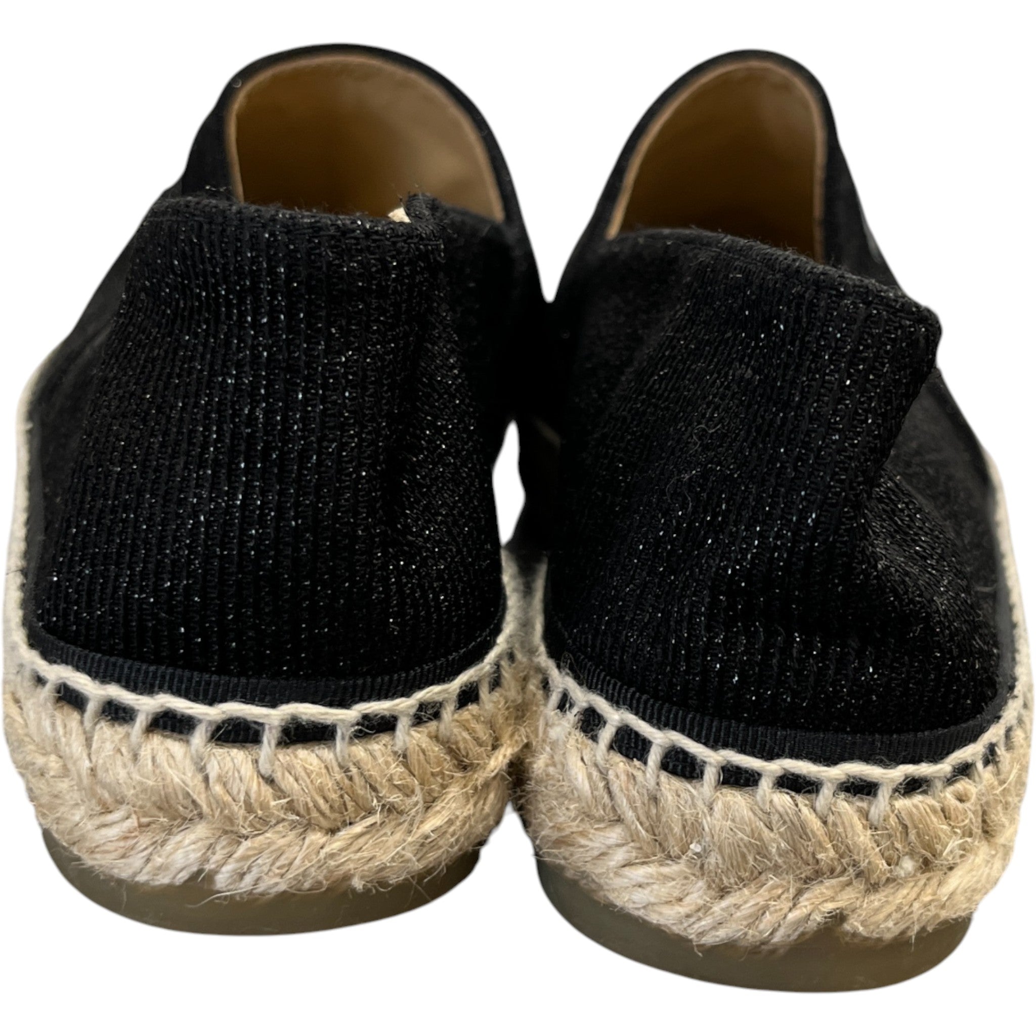 Women's Cc Logo Espadrilles Black Size EU 41 / UK 8