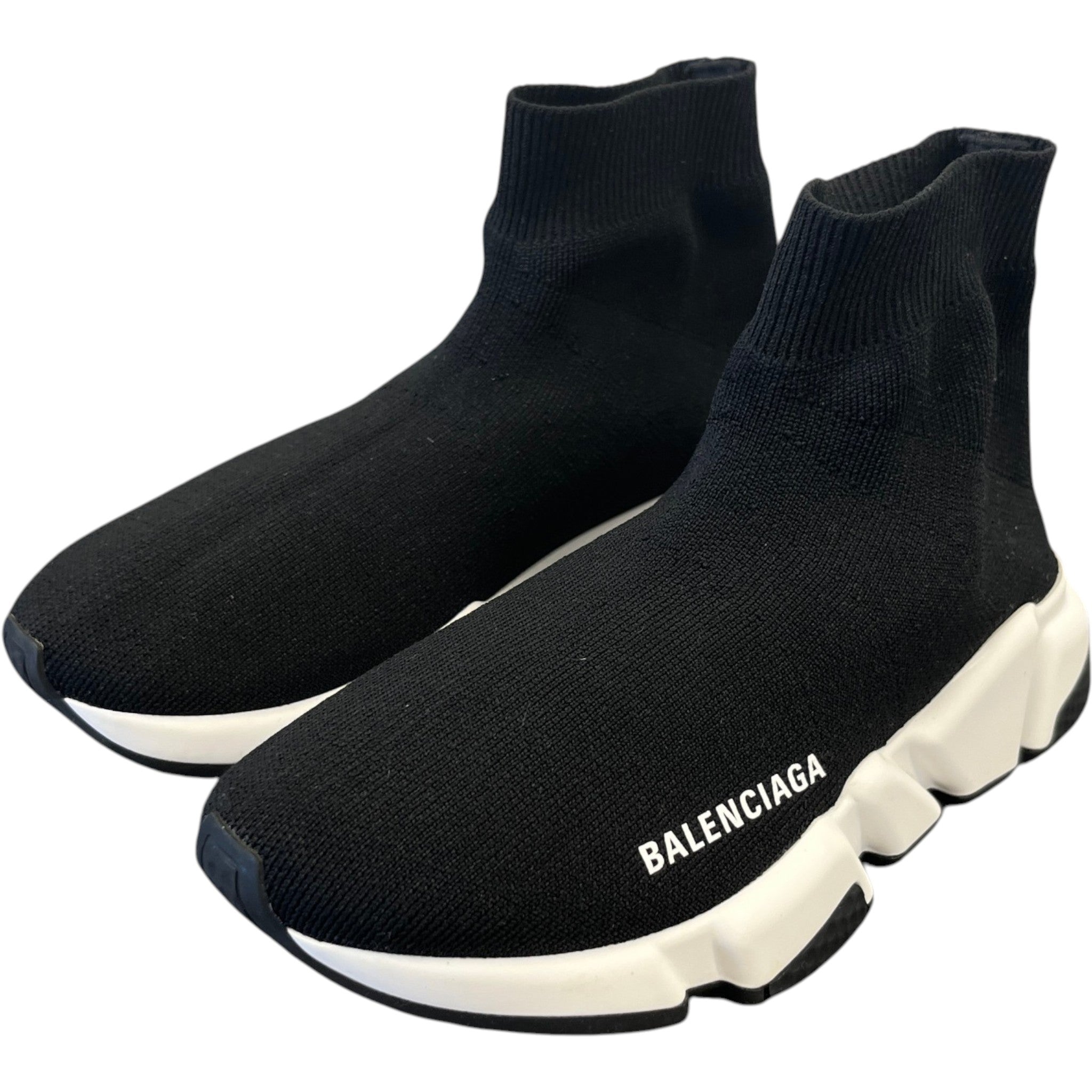 Women's Speed Sock High Trainers Black Size EU 35 / UK 2