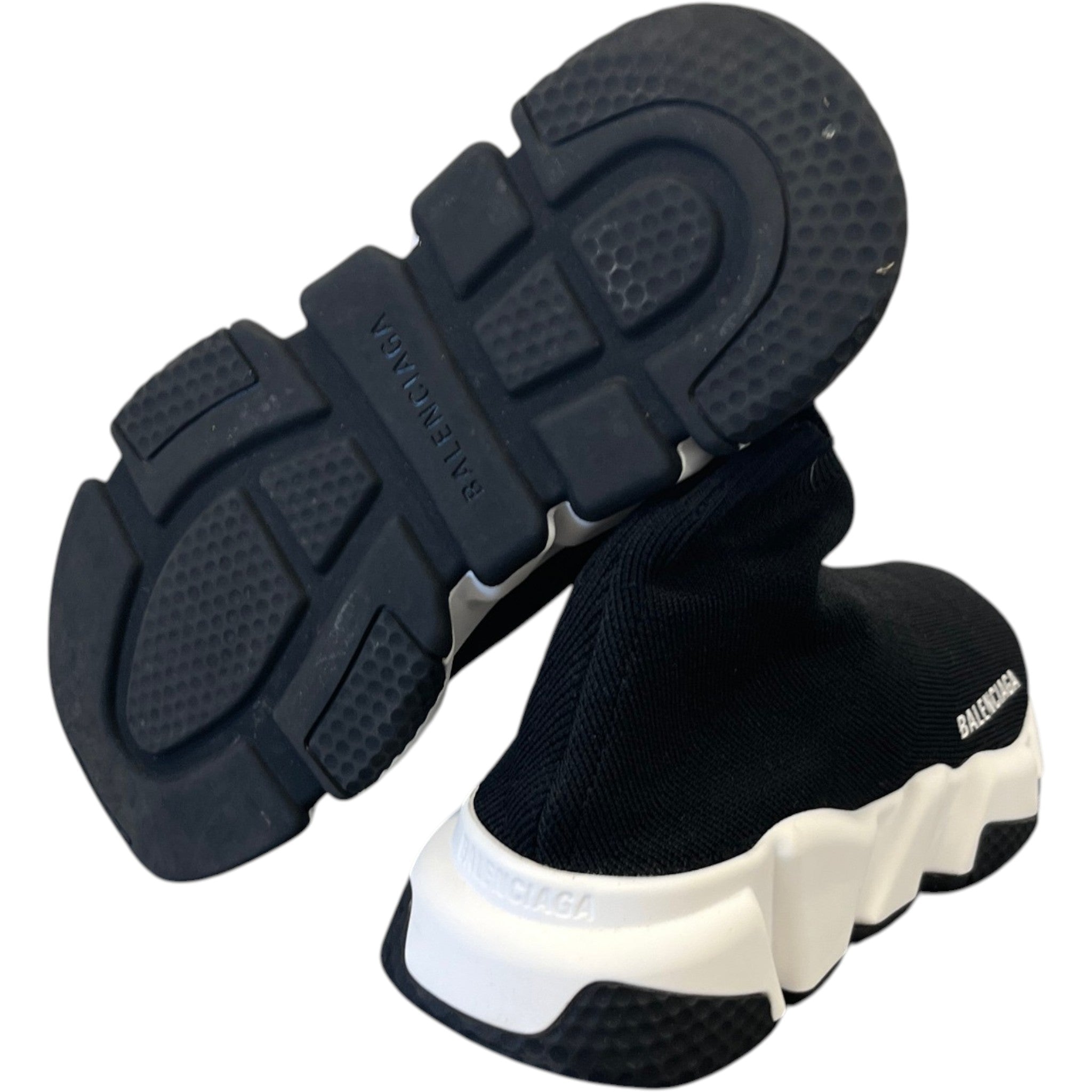 Women's Speed Sock High Trainers Black Size EU 35 / UK 2