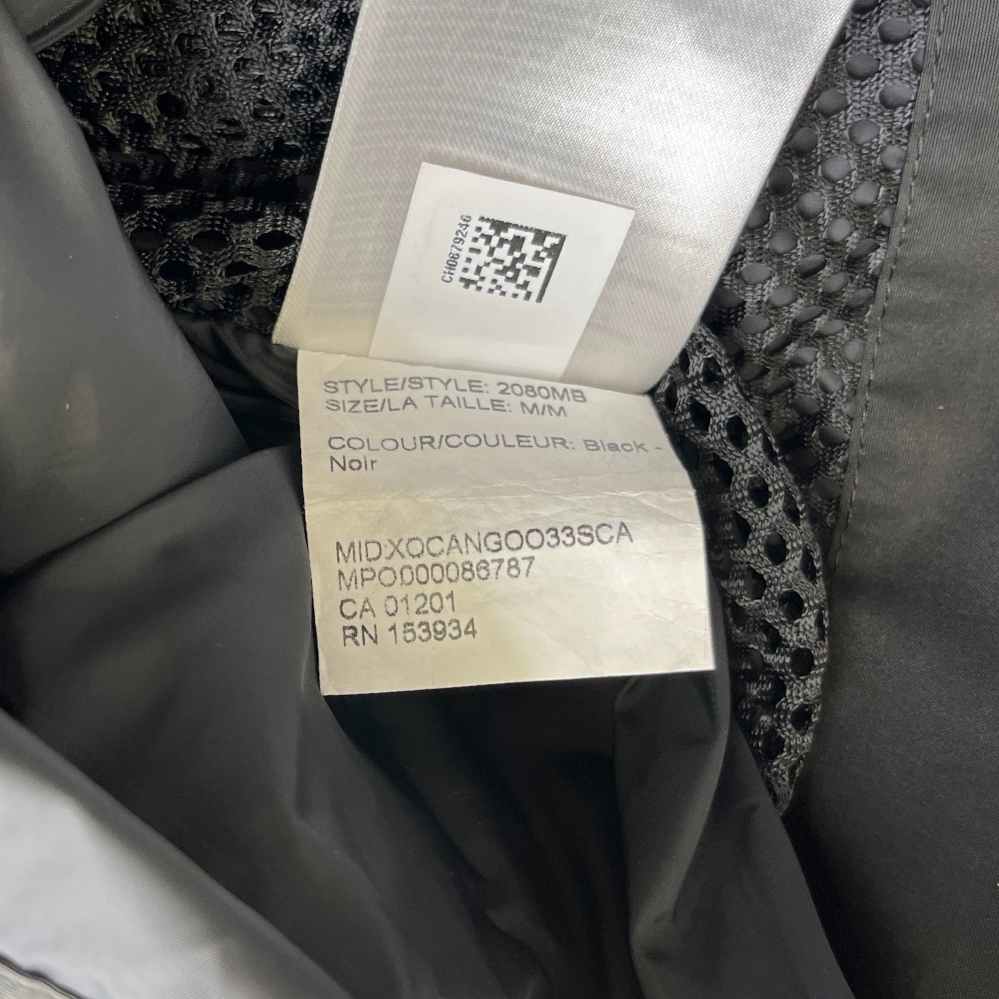 Men's Wyndham Parka Down Jacket Black Size M