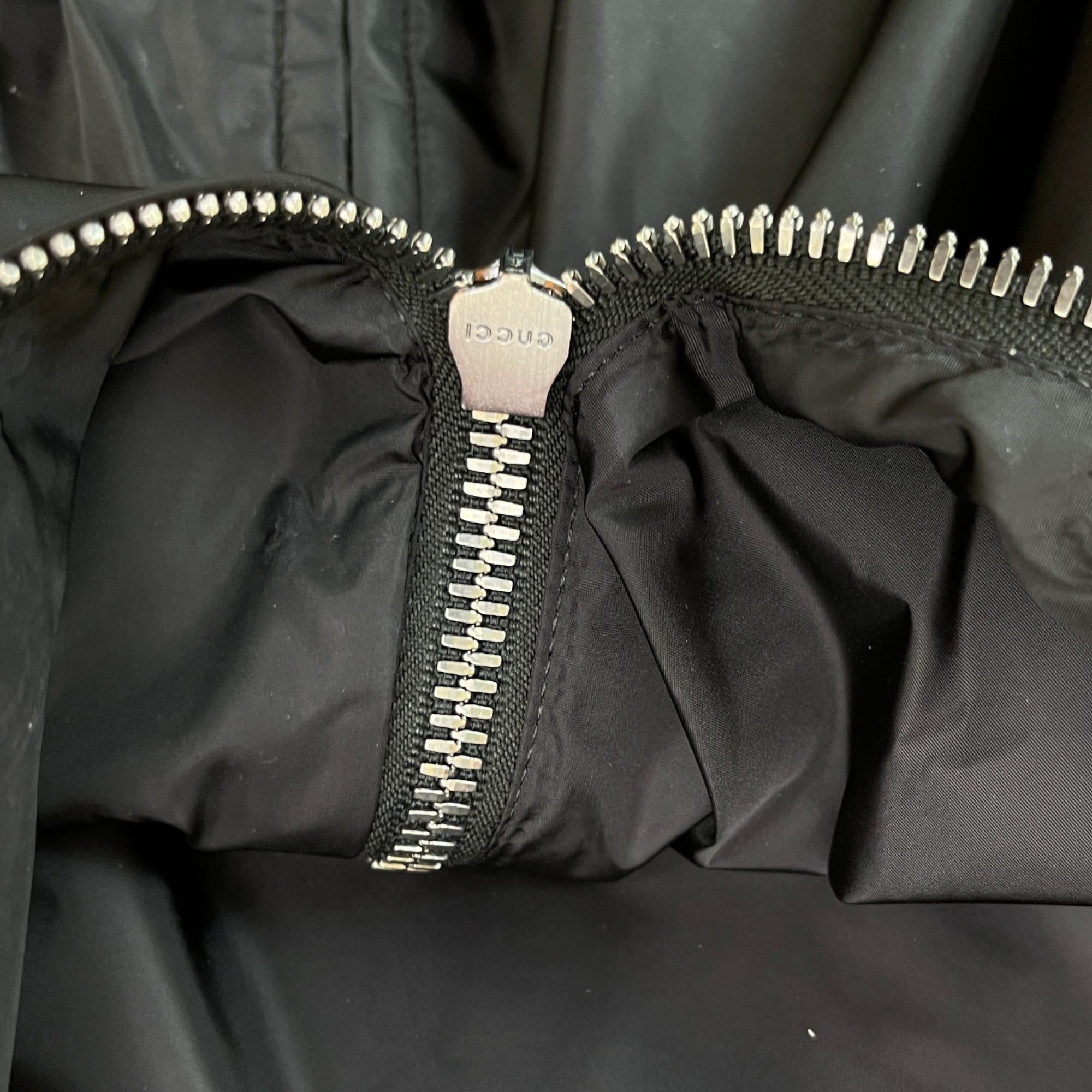 Men's Printed Logo Windbreaker Black Size IT 48 / M