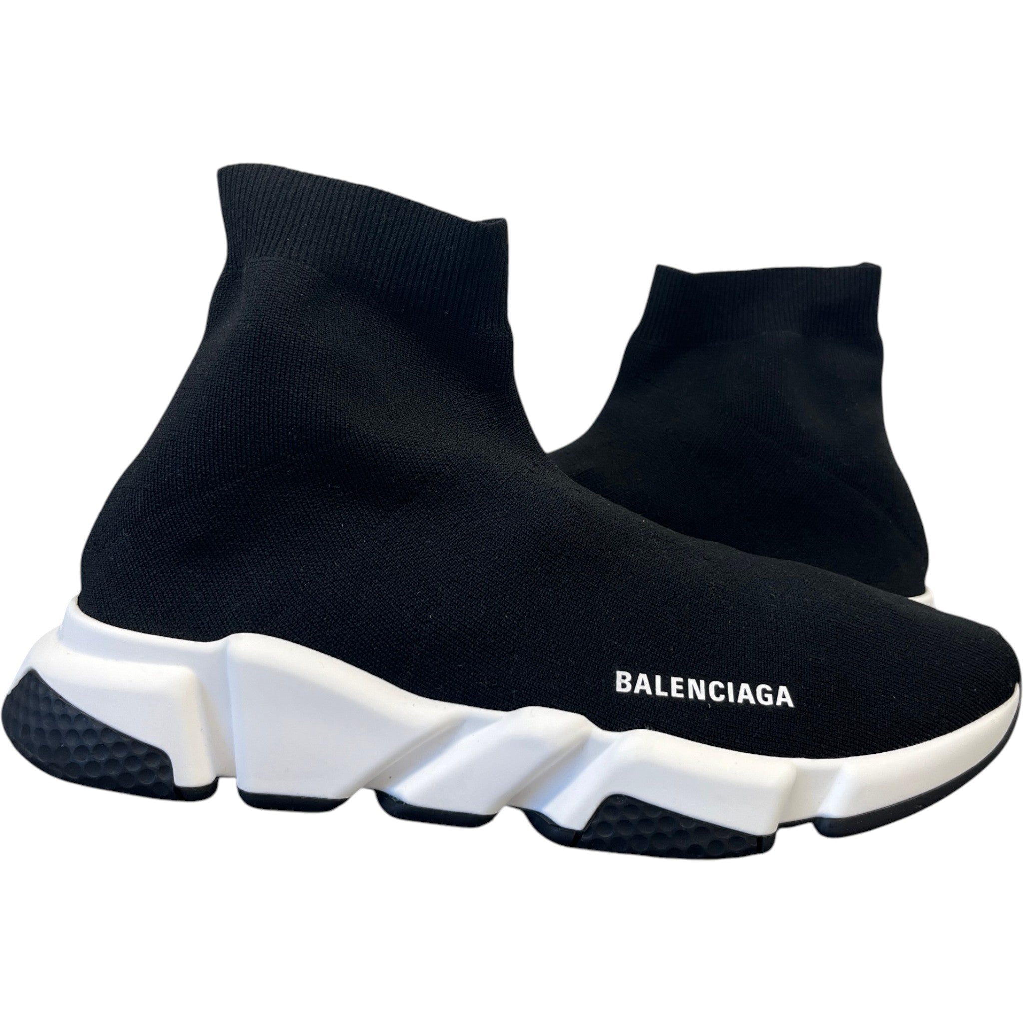 Men's Speed Sock High Trainers Black Size EU 44 / UK 10