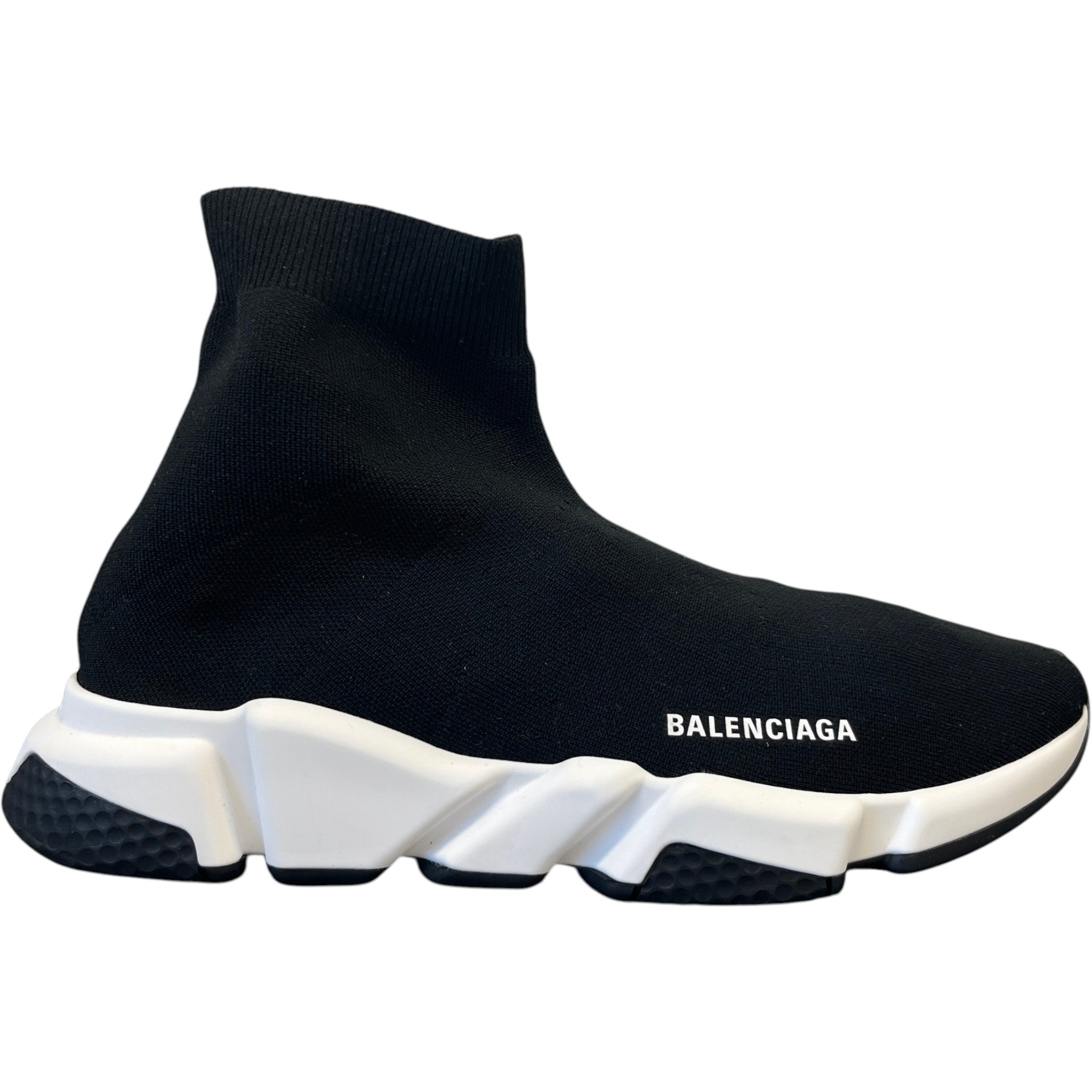 Men's Speed Sock High Trainers Black Size EU 44 / UK 10