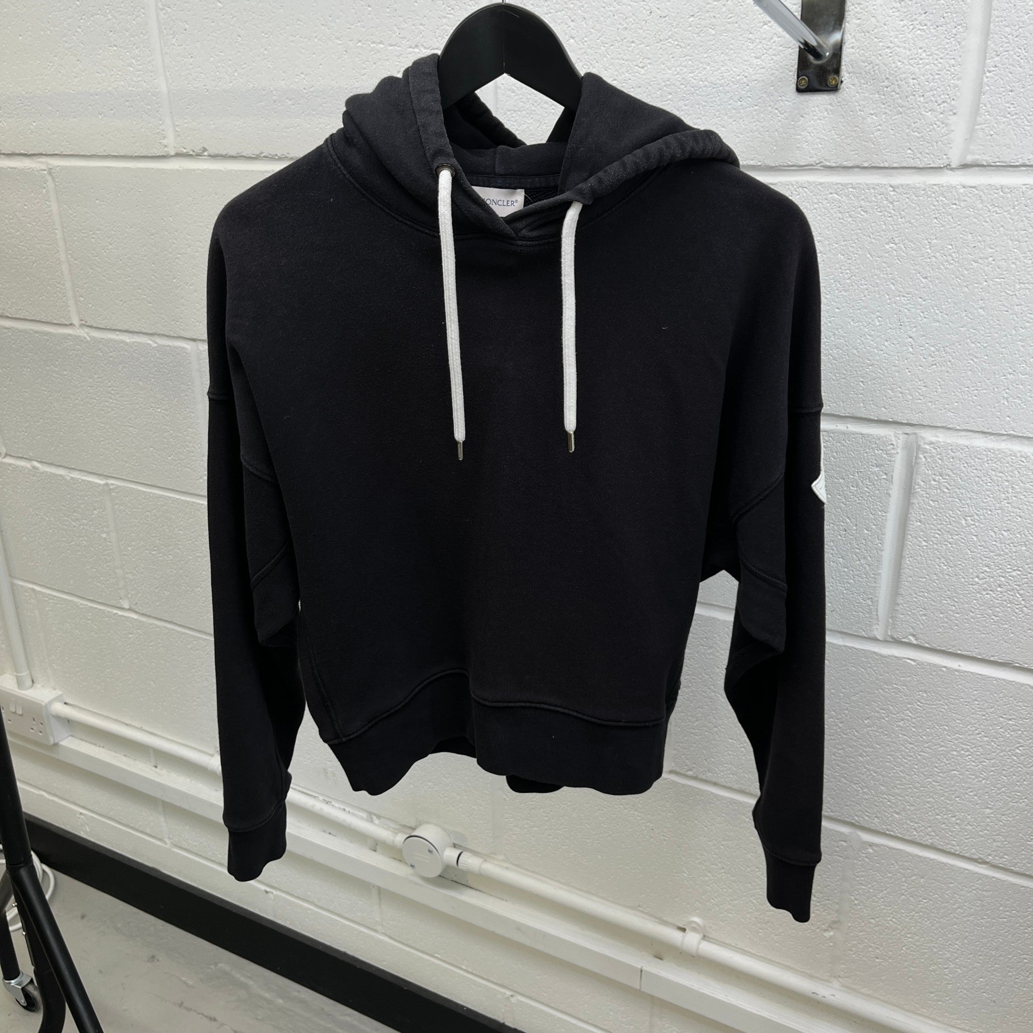 Women's Maglia Girocollo Hoodie Black Size XS