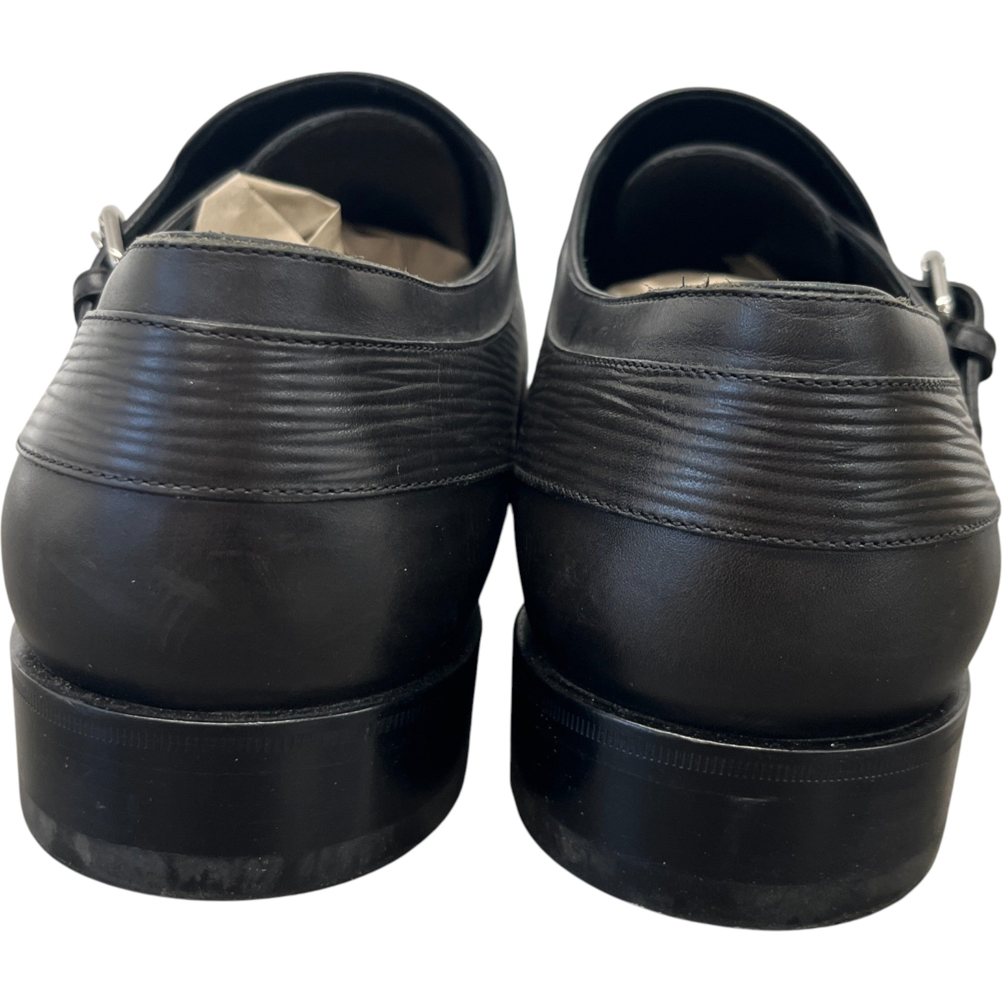 Men's Greenwich Buckle Loafers Black Size EU 43.5 / UK 9.5