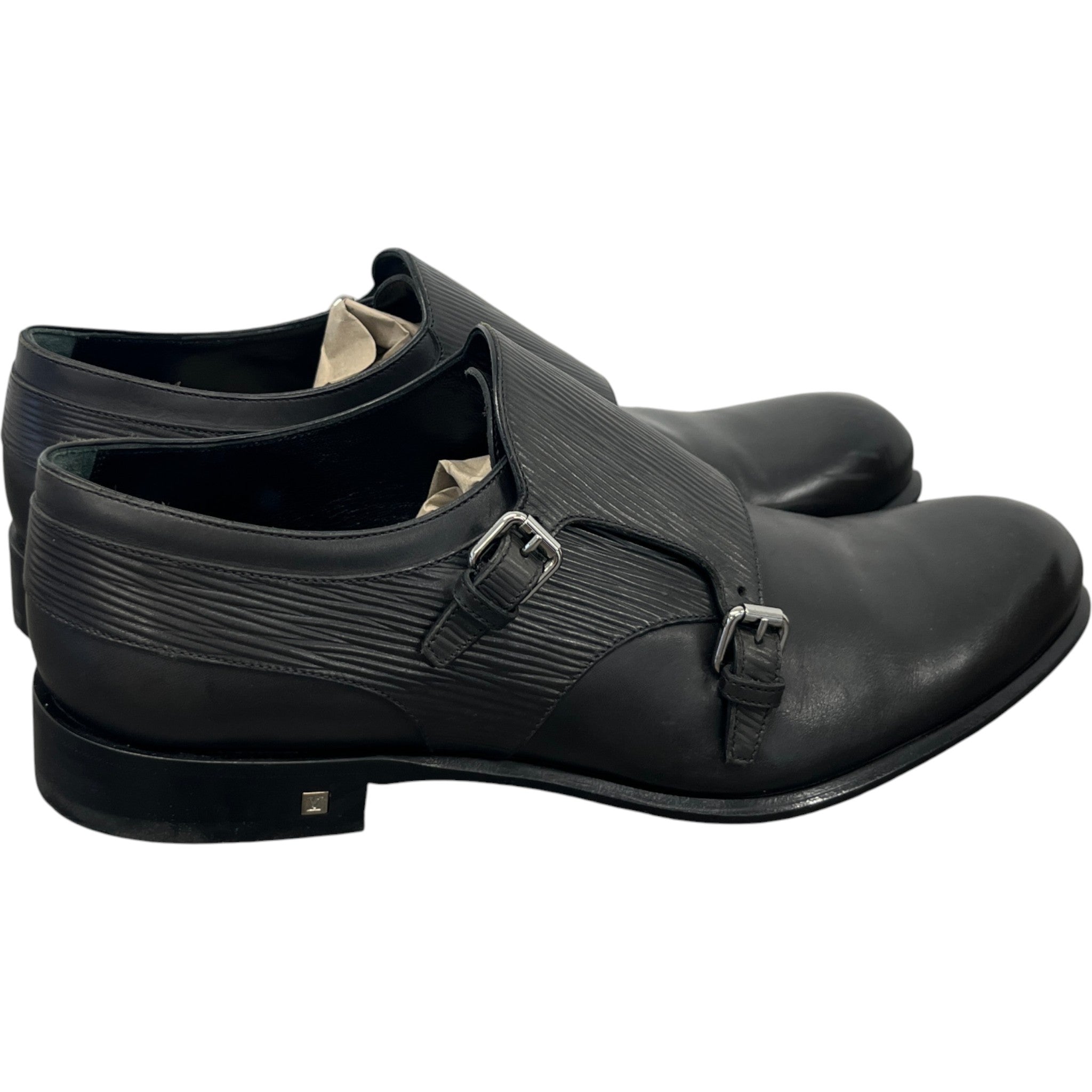 Men's Greenwich Buckle Loafers Black Size EU 43.5 / UK 9.5