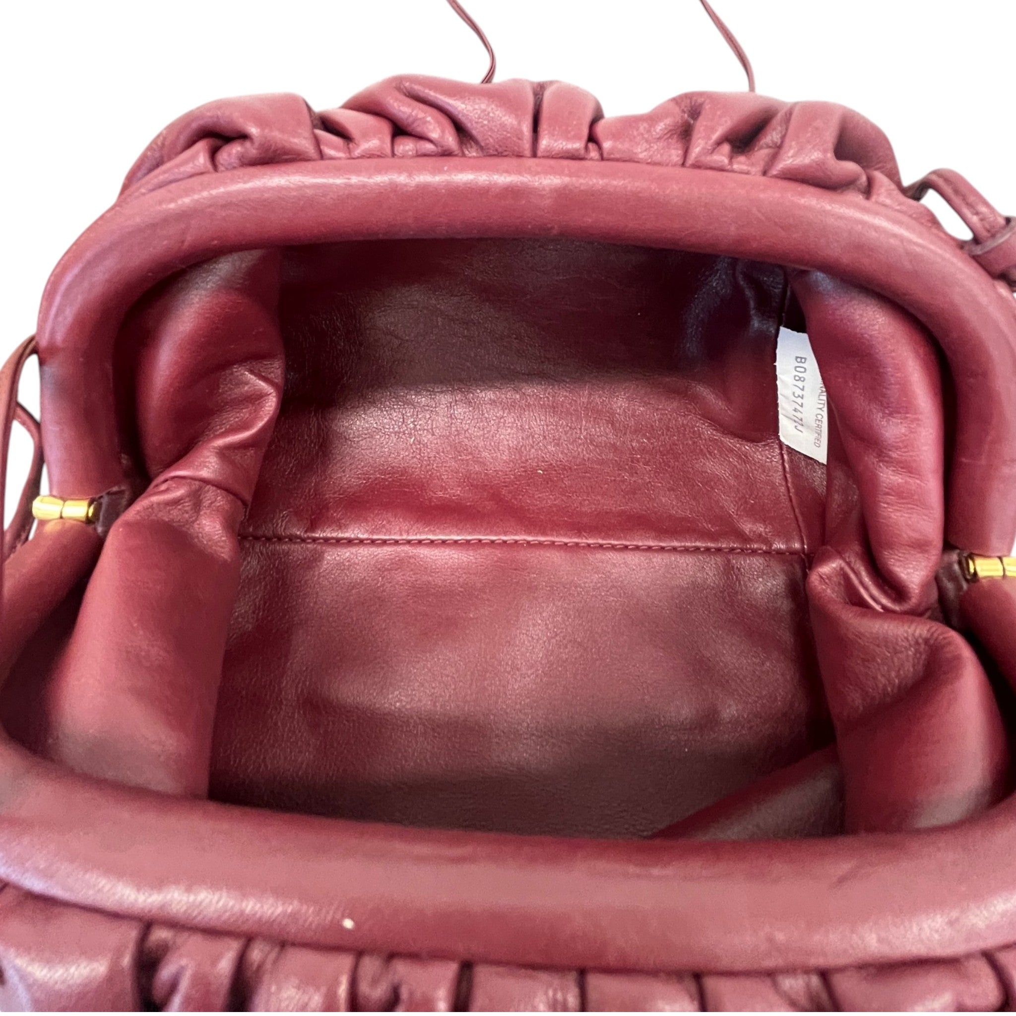 Women's Mini Pouch Crossbody Bag Burgundy