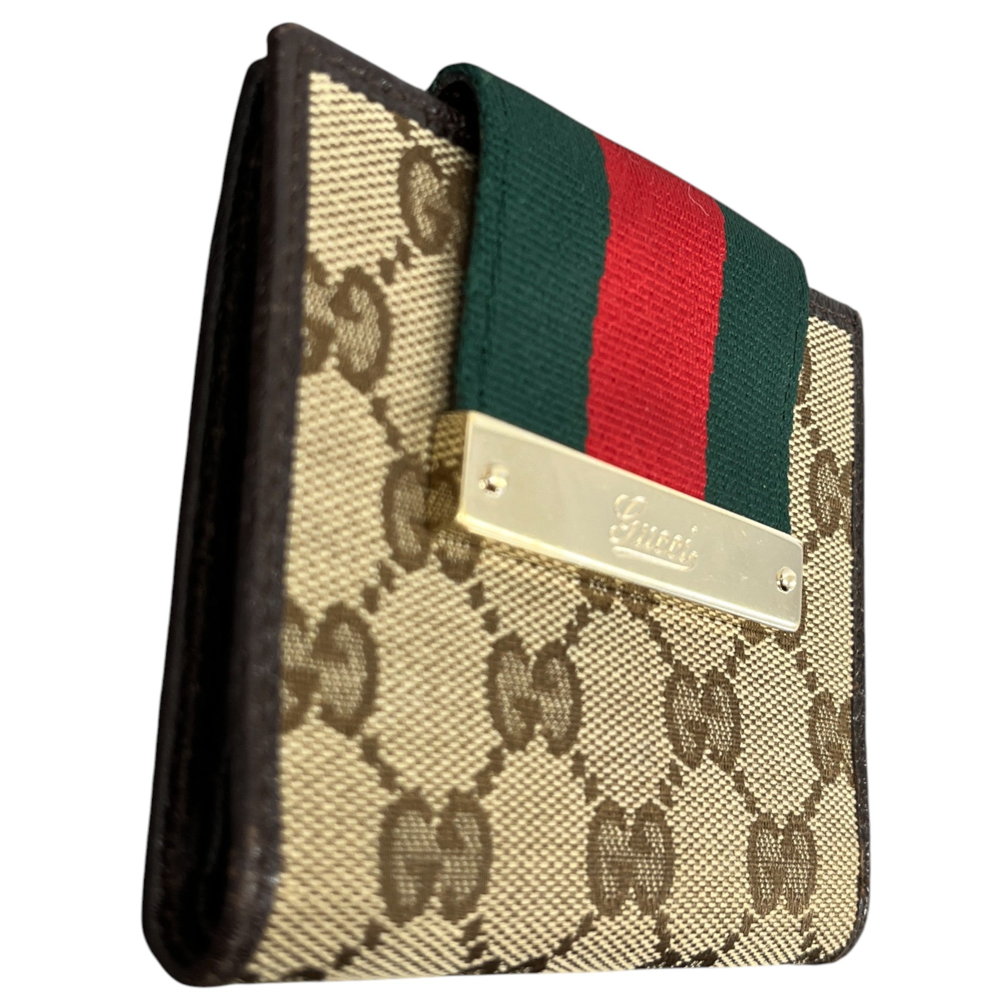 Women's Gg Supreme Web Purse Brown