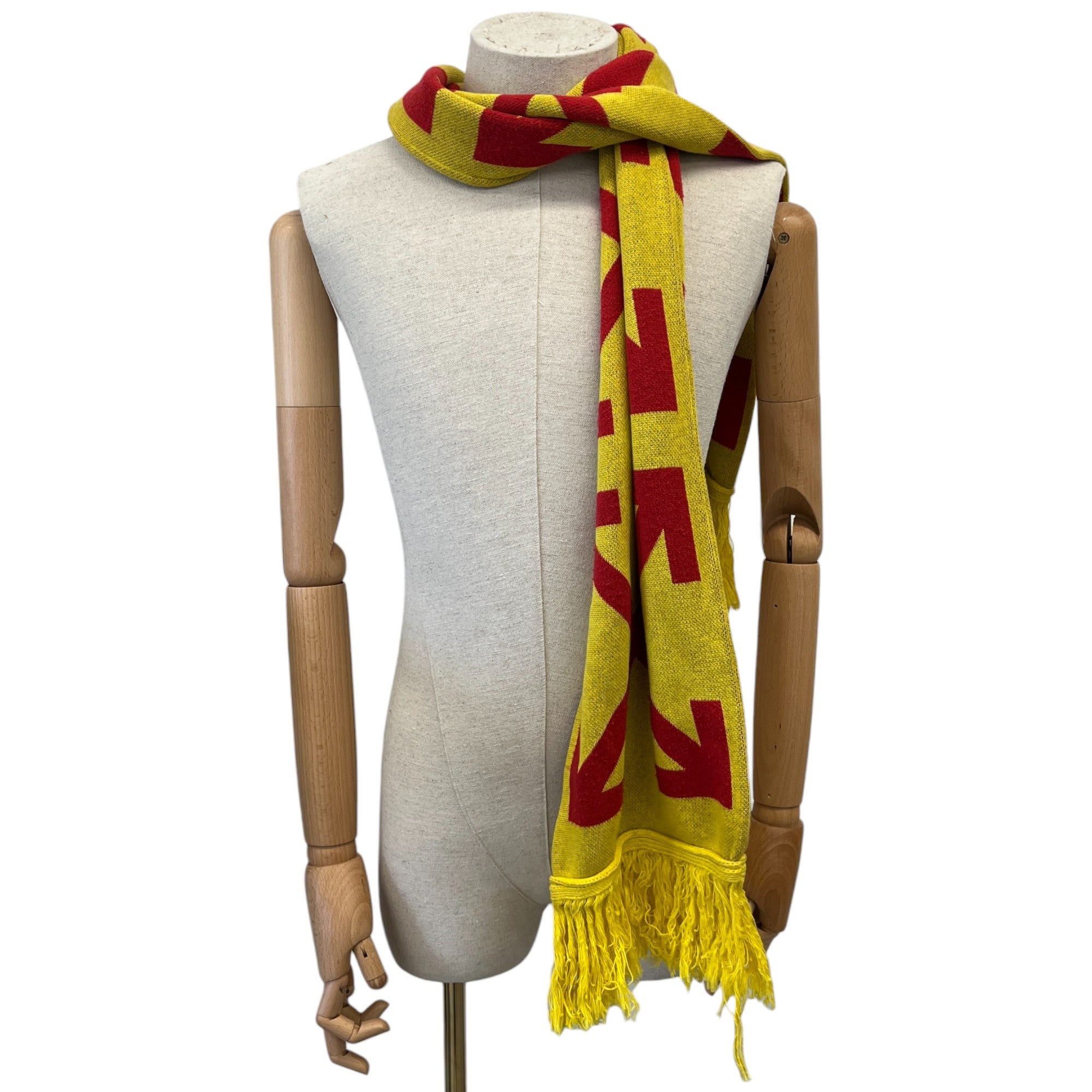 Men's Arrow Logo Scarf Yellow