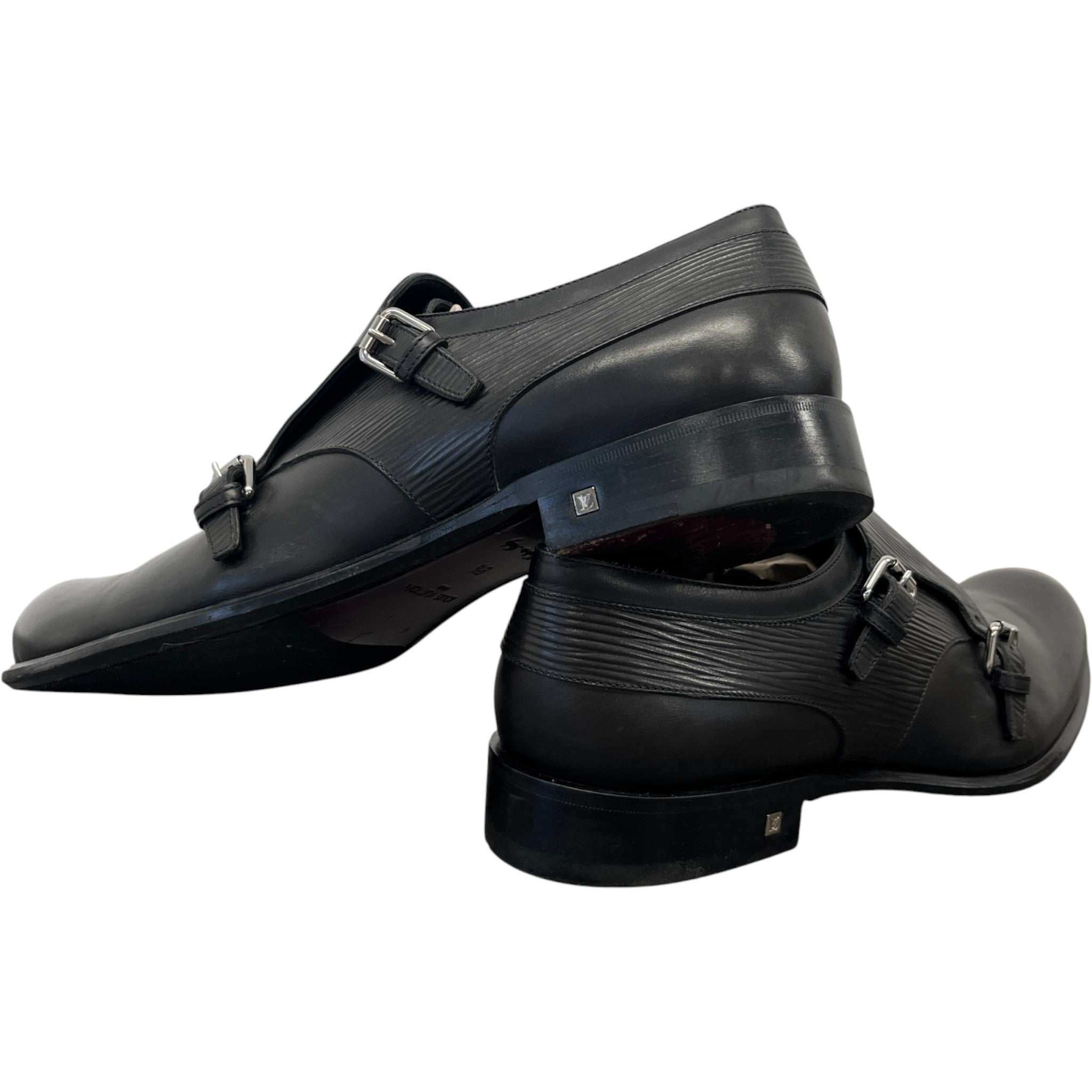 Men's Greenwich Buckle Loafers Black Size EU 43.5 / UK 9.5