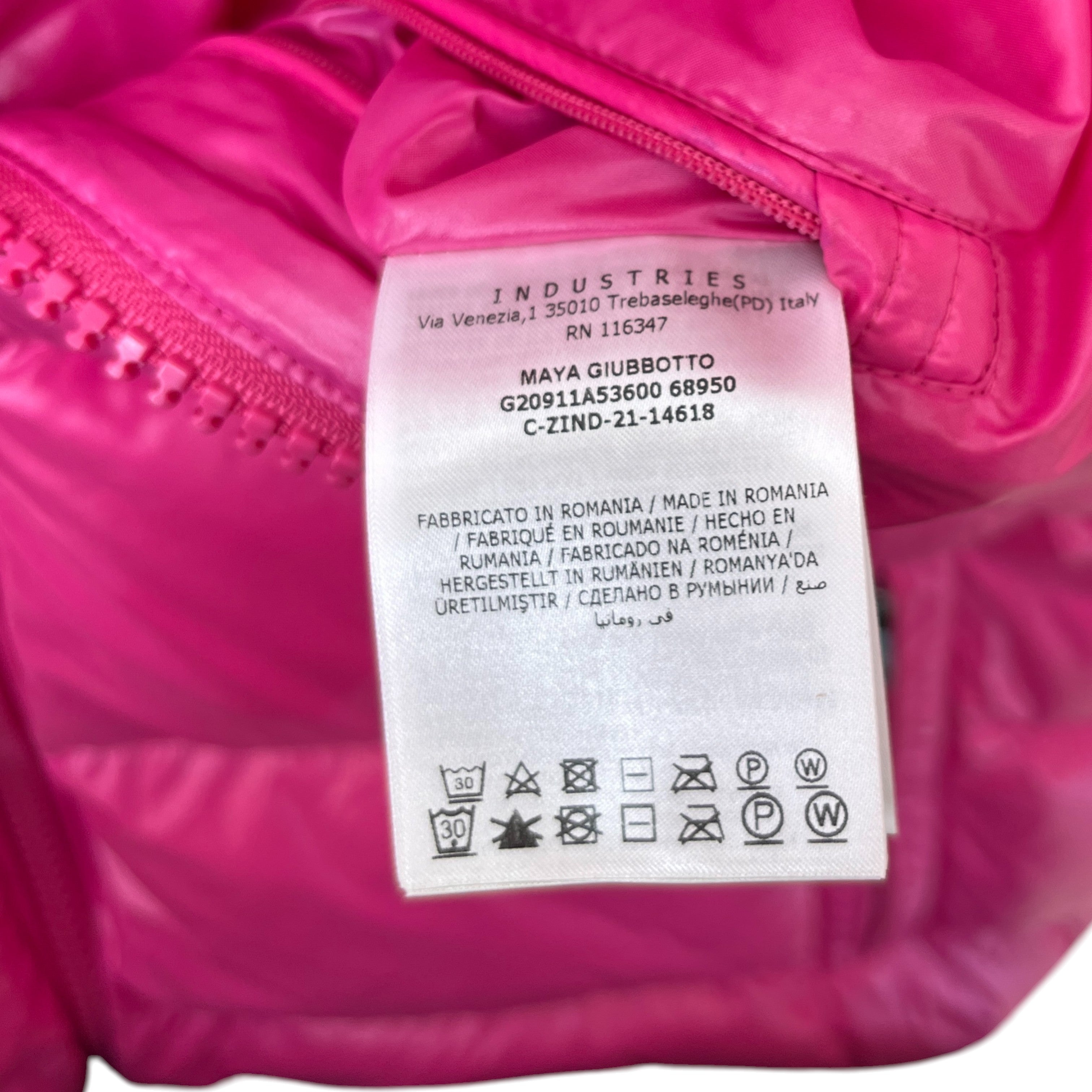 Men's Maya Down Jacket Pink Size 6 / XXXL