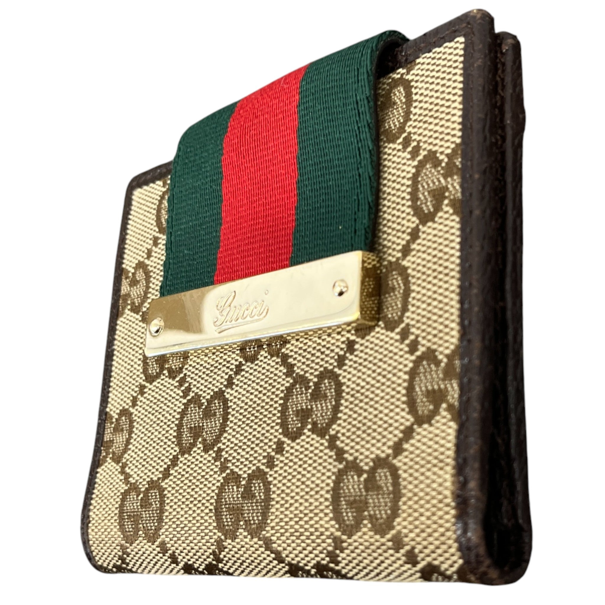 Women's Gg Supreme Web Purse Brown