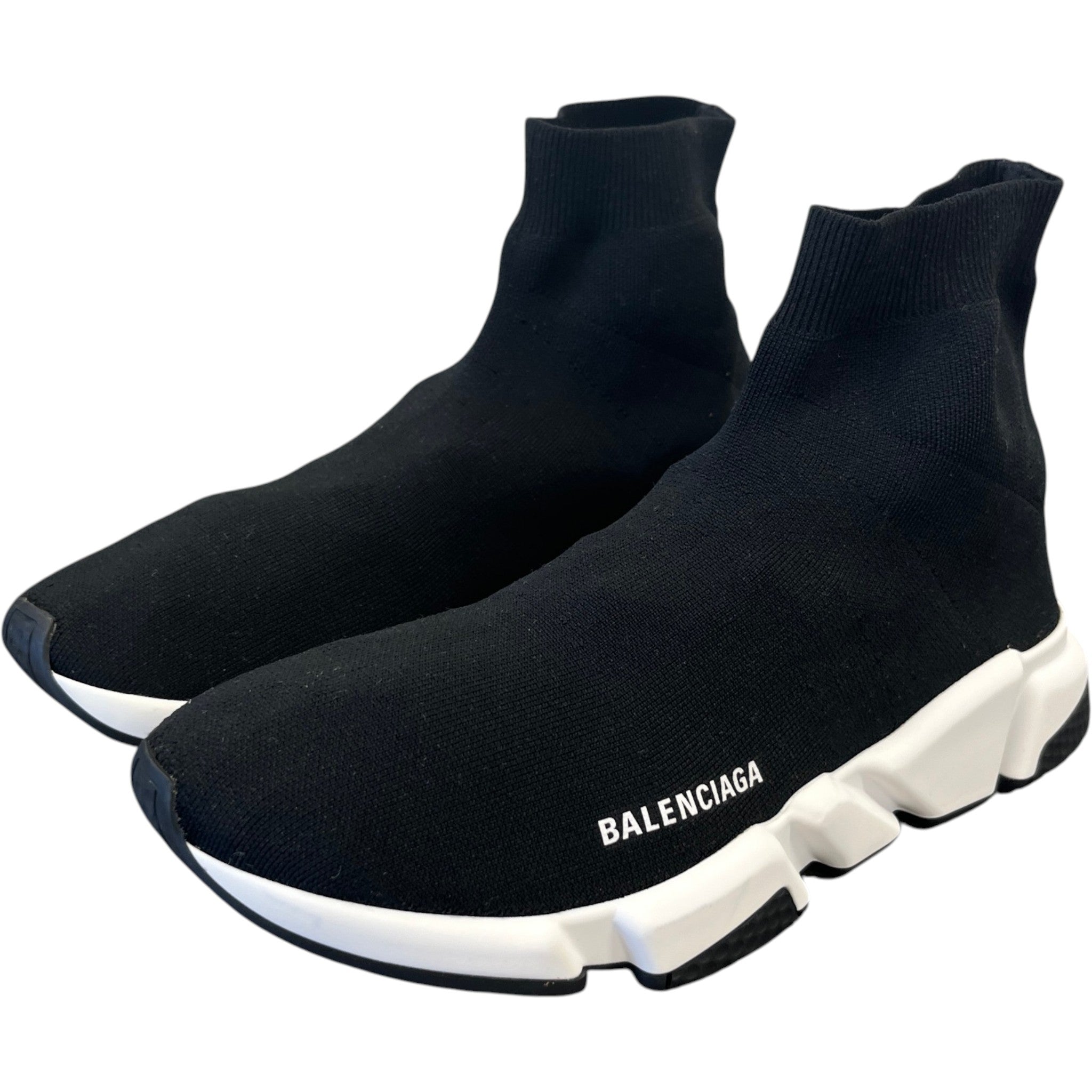 Men's Speed Sock High Trainers Black Size EU 44 / UK 10