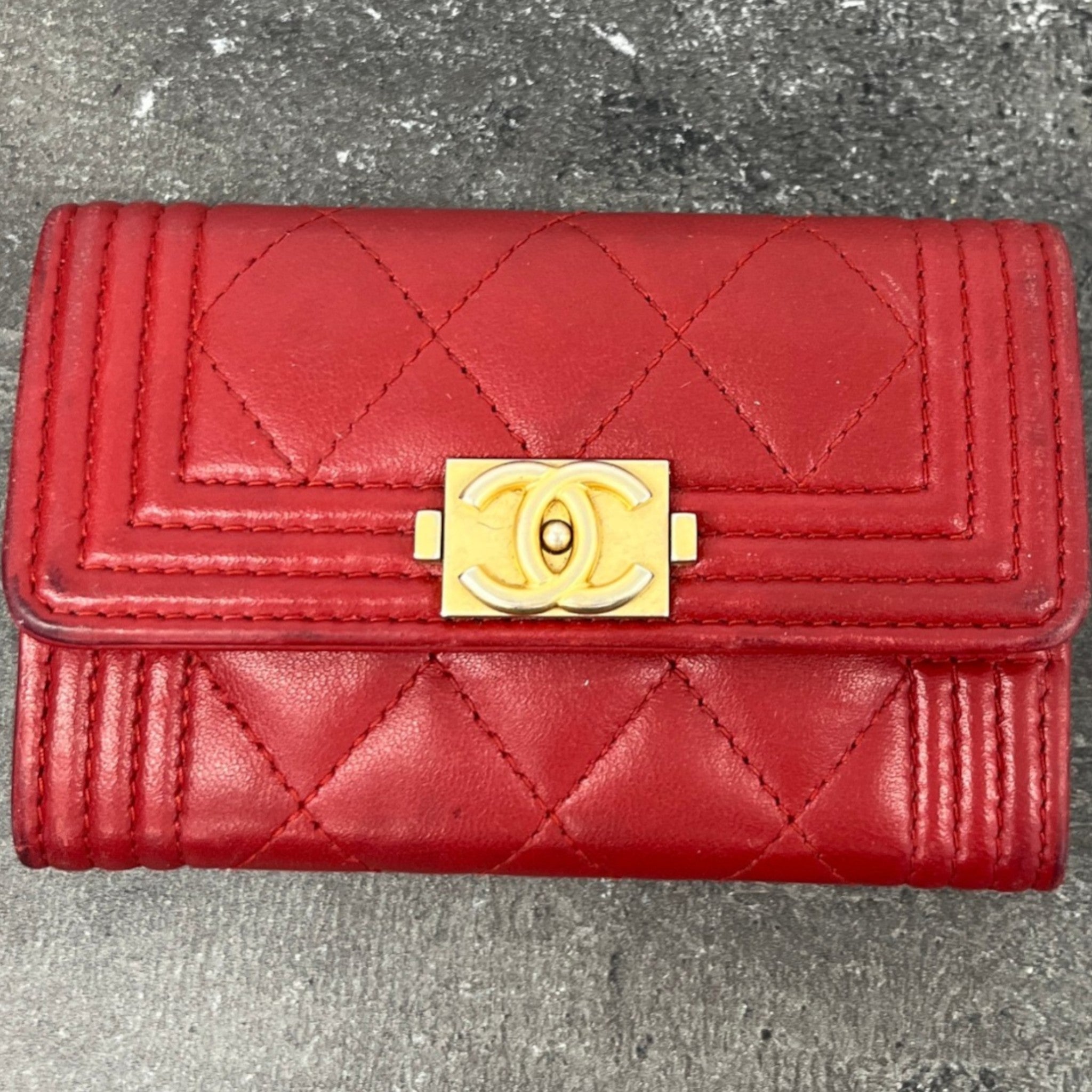 Women's Boy Purse Red