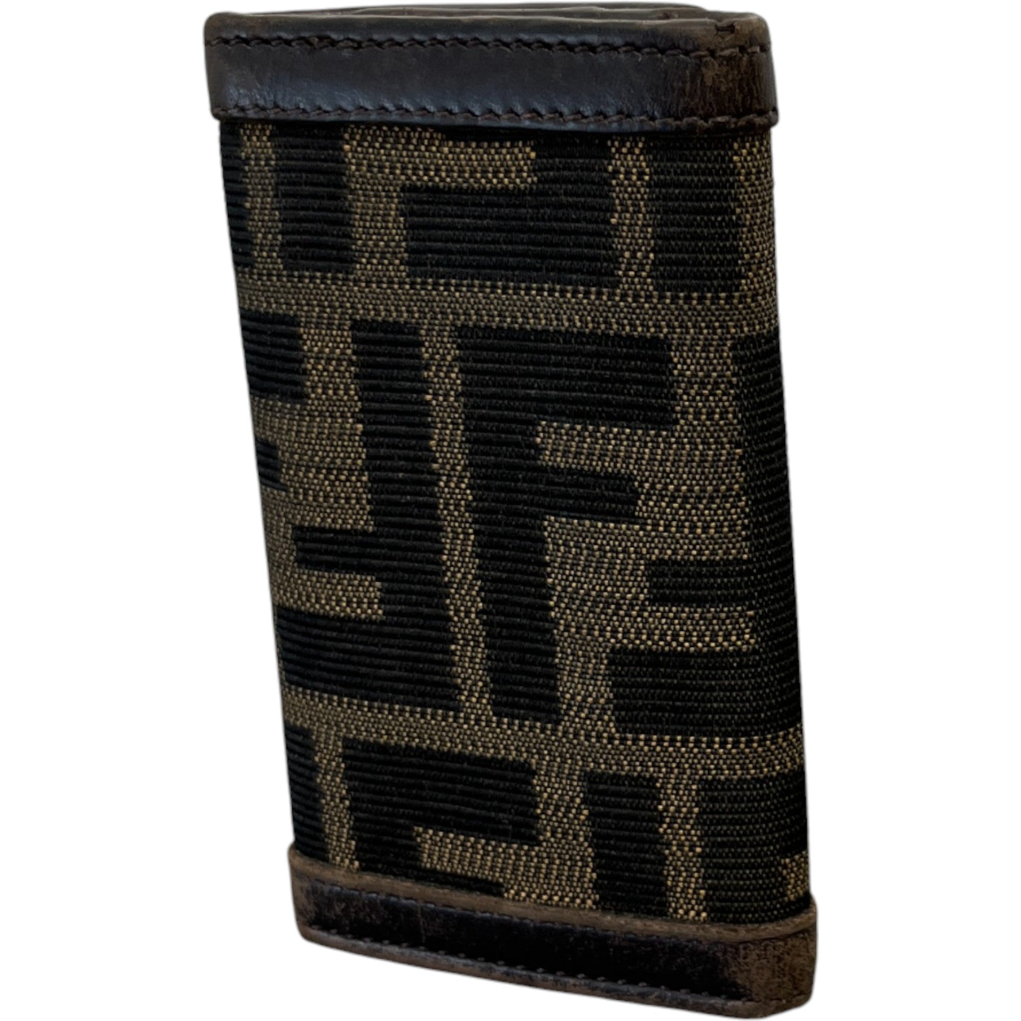 Zucca Canvas Key Holder Wallet Brown