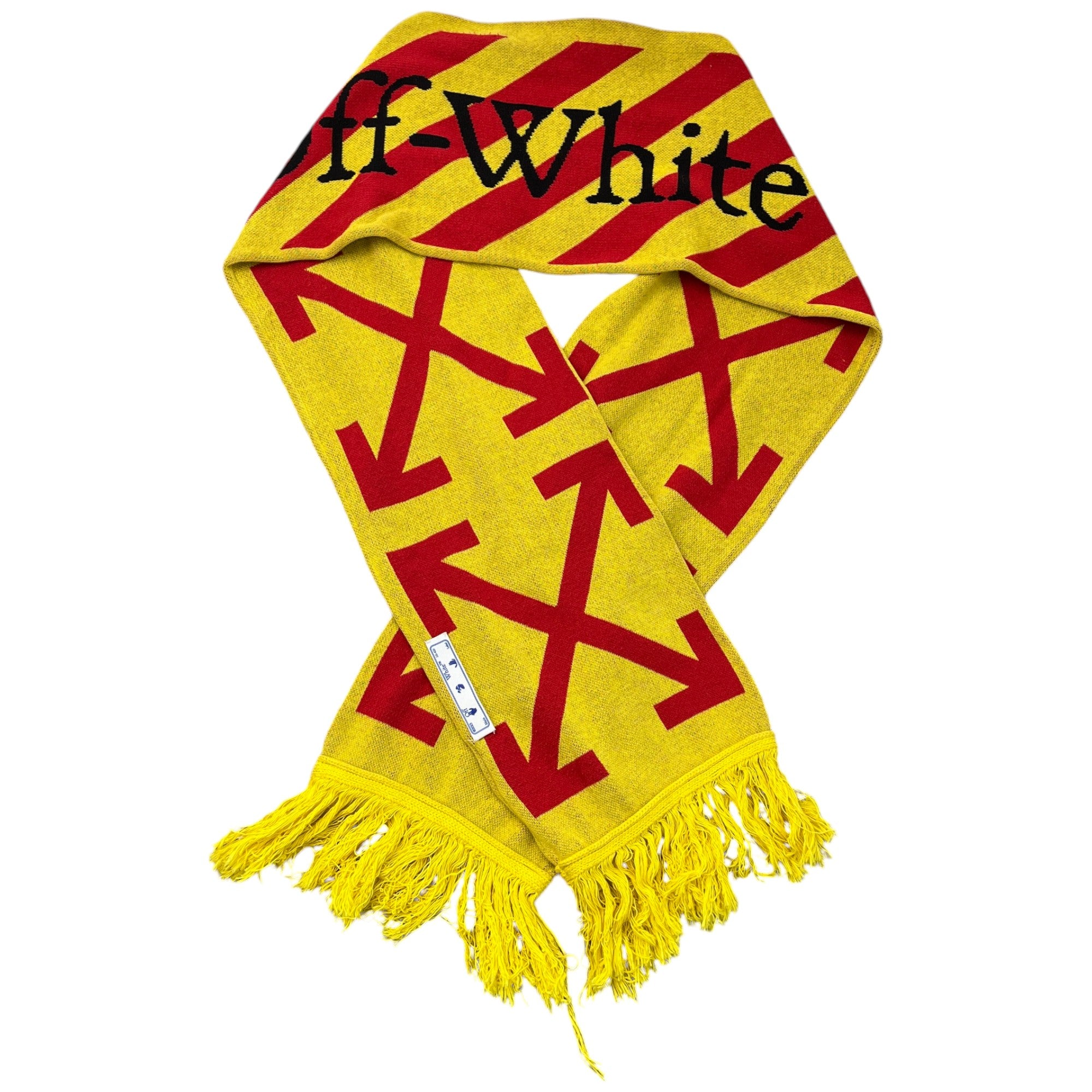 Men's Arrow Logo Scarf Yellow